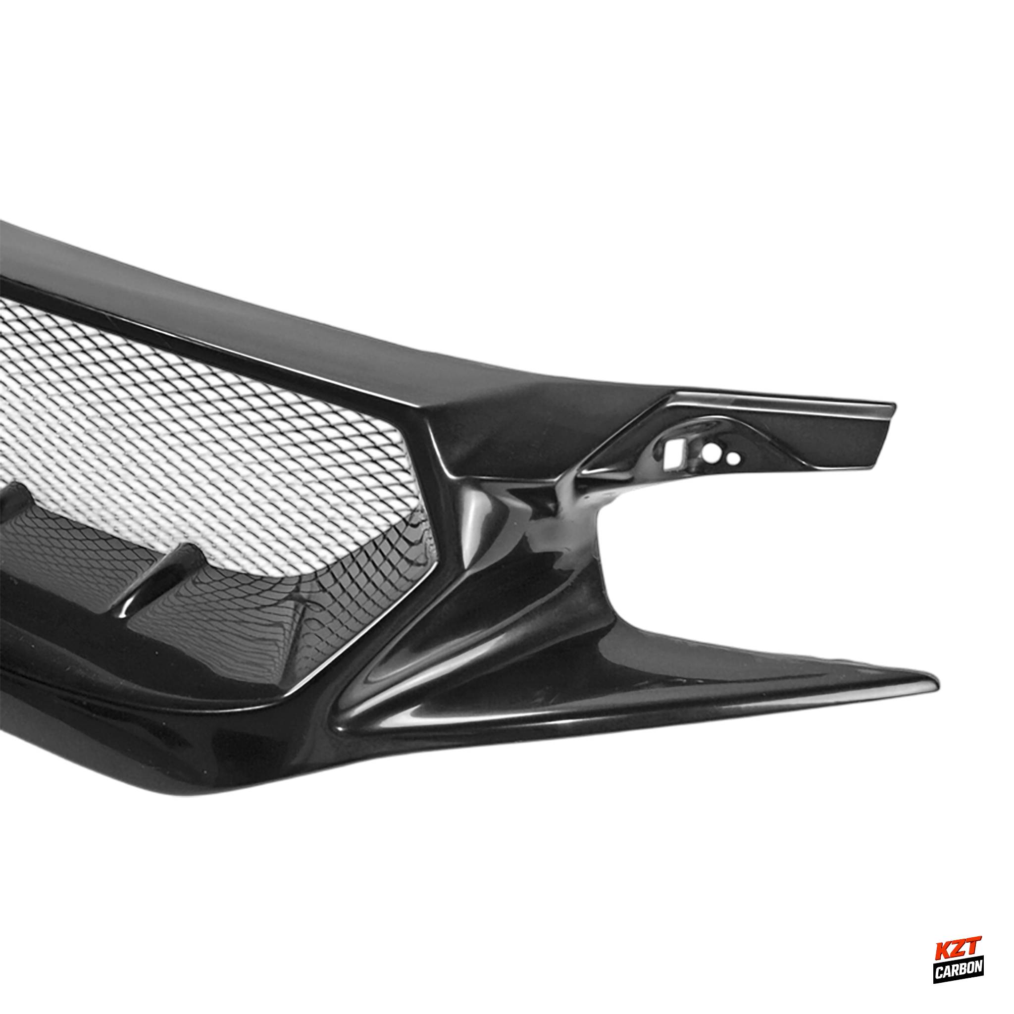 For Honda Civic Type R FK8 16-21 JS Style Fiberglass Unpaint Front Bumper Grille
