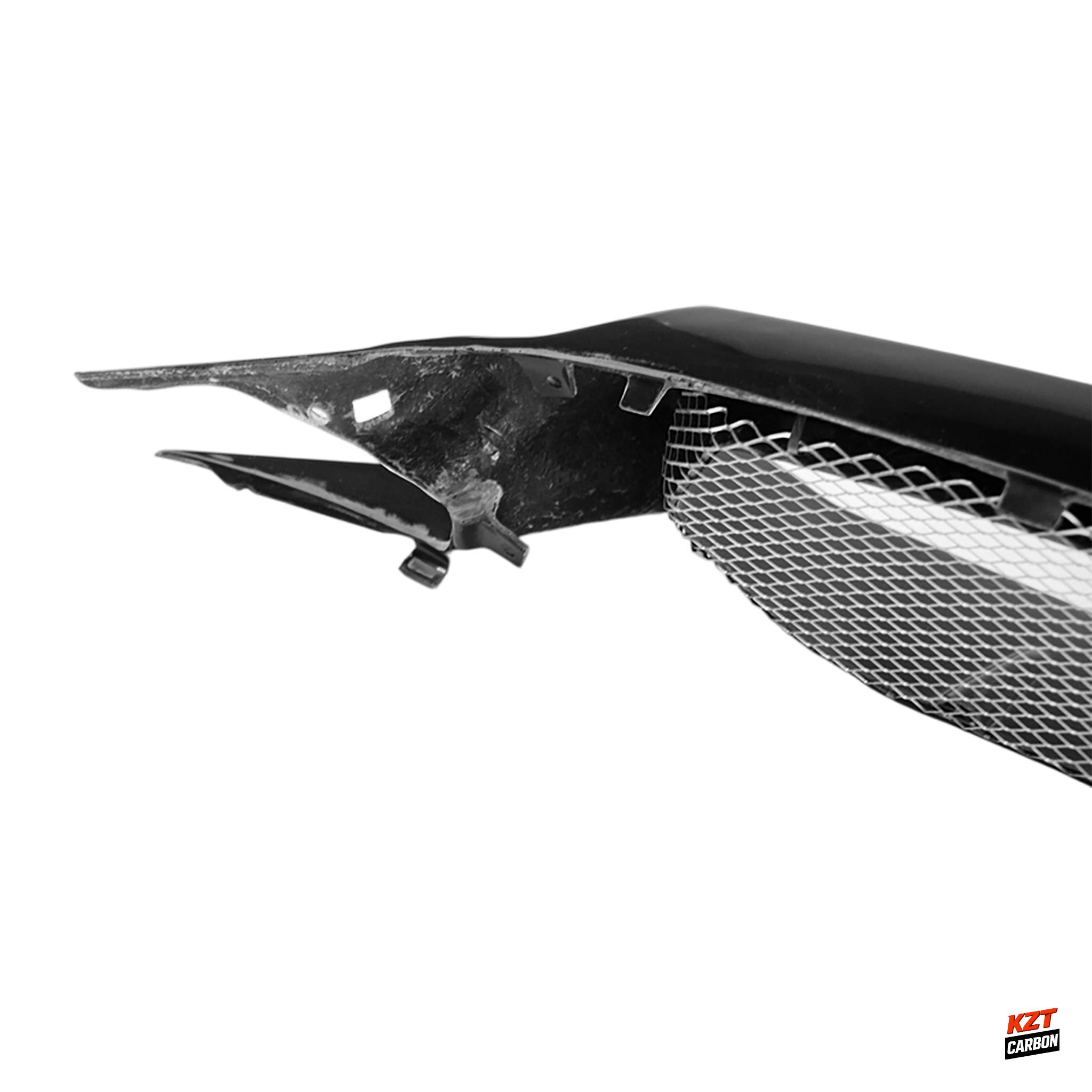 For Honda Civic Type R FK8 16-21 JS Style Fiberglass Unpaint Front Bumper Grille