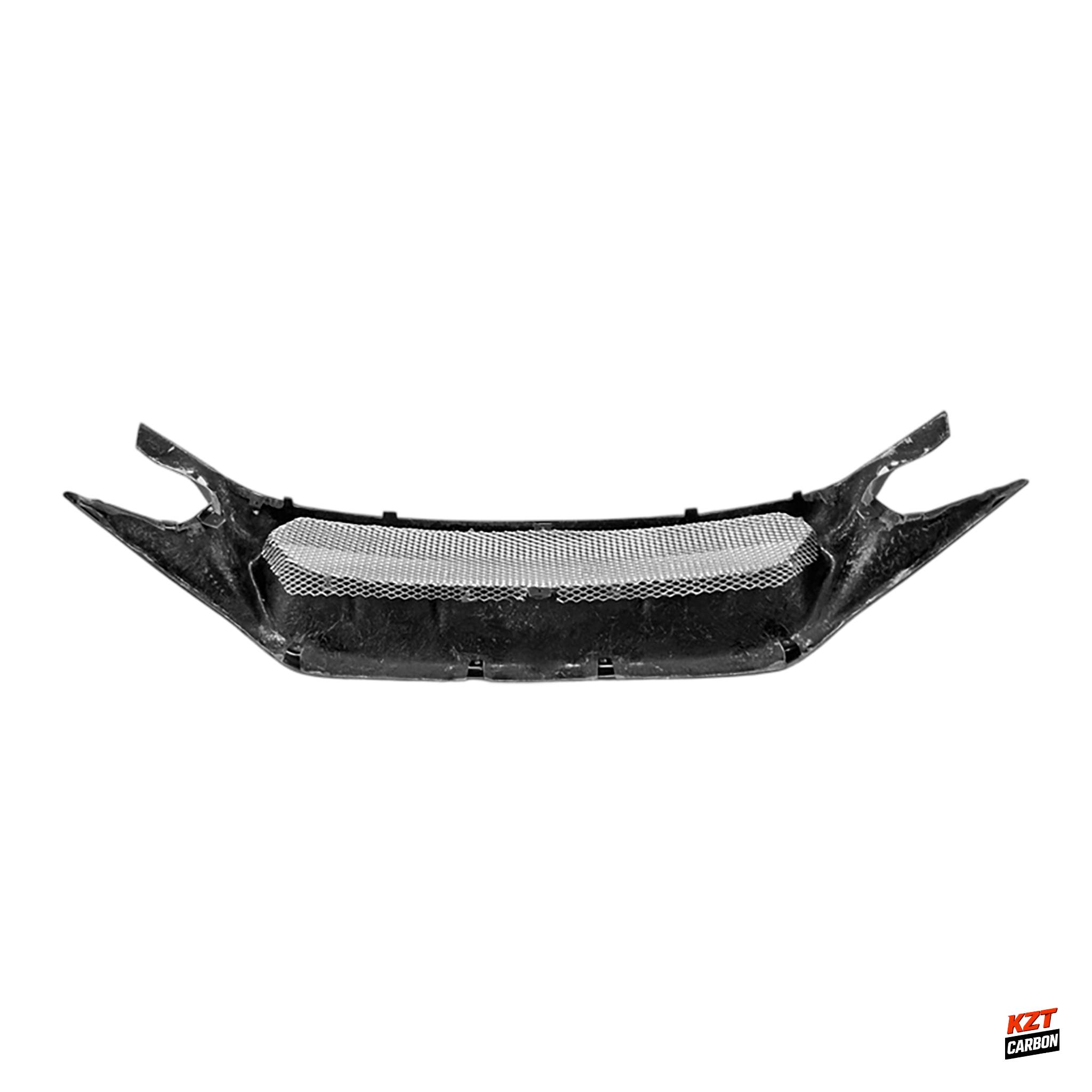 For Honda Civic Type R FK8 16-21 JS Style Fiberglass Unpaint Front Bumper Grille