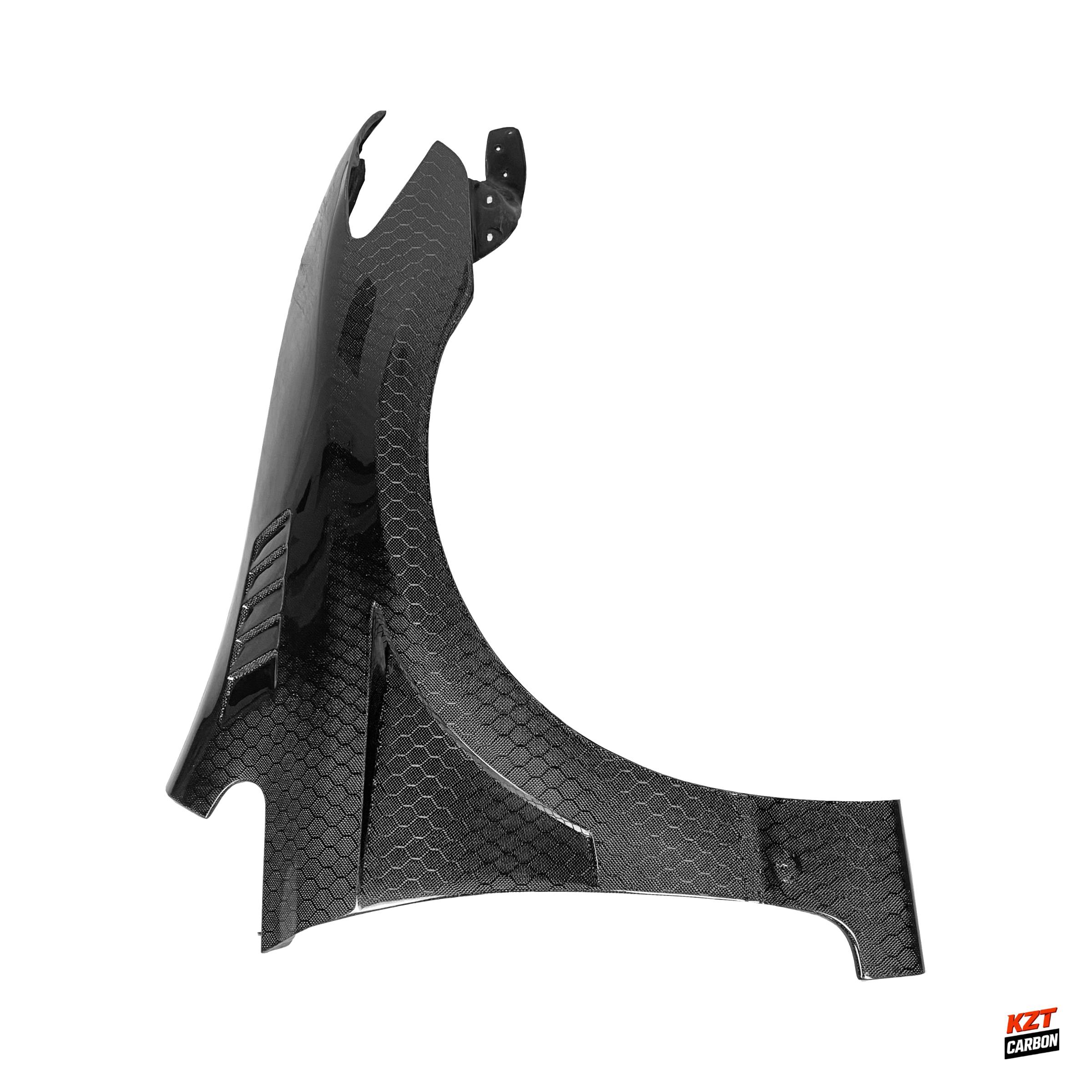For Honda Civic Type R FD2 Sedan 4 Door 2007-11 JS Style Honeycomb Carbon Fender