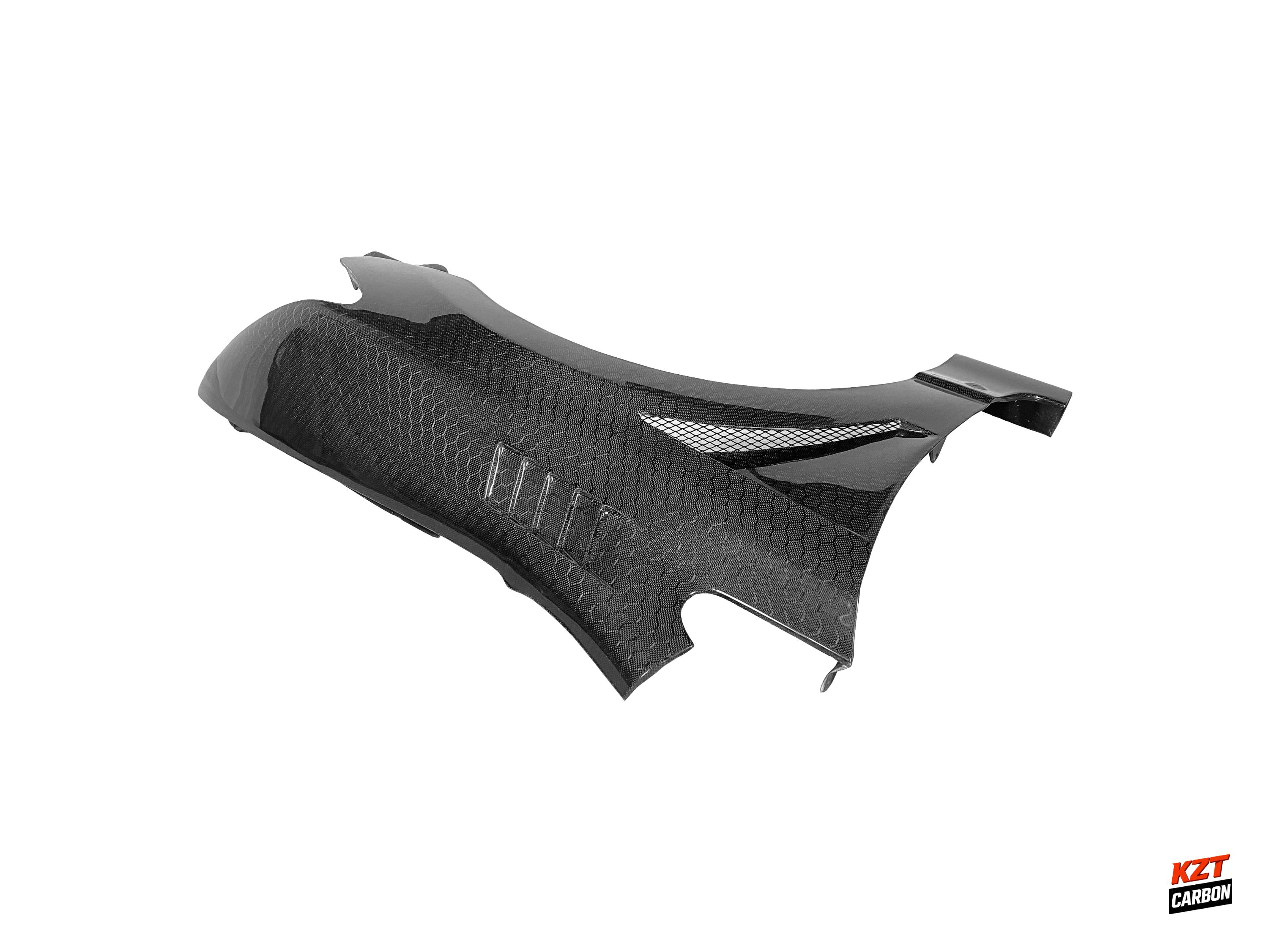 For Honda Civic Type R FD2 Sedan 4 Door 2007-11 JS Style Honeycomb Carbon Fender