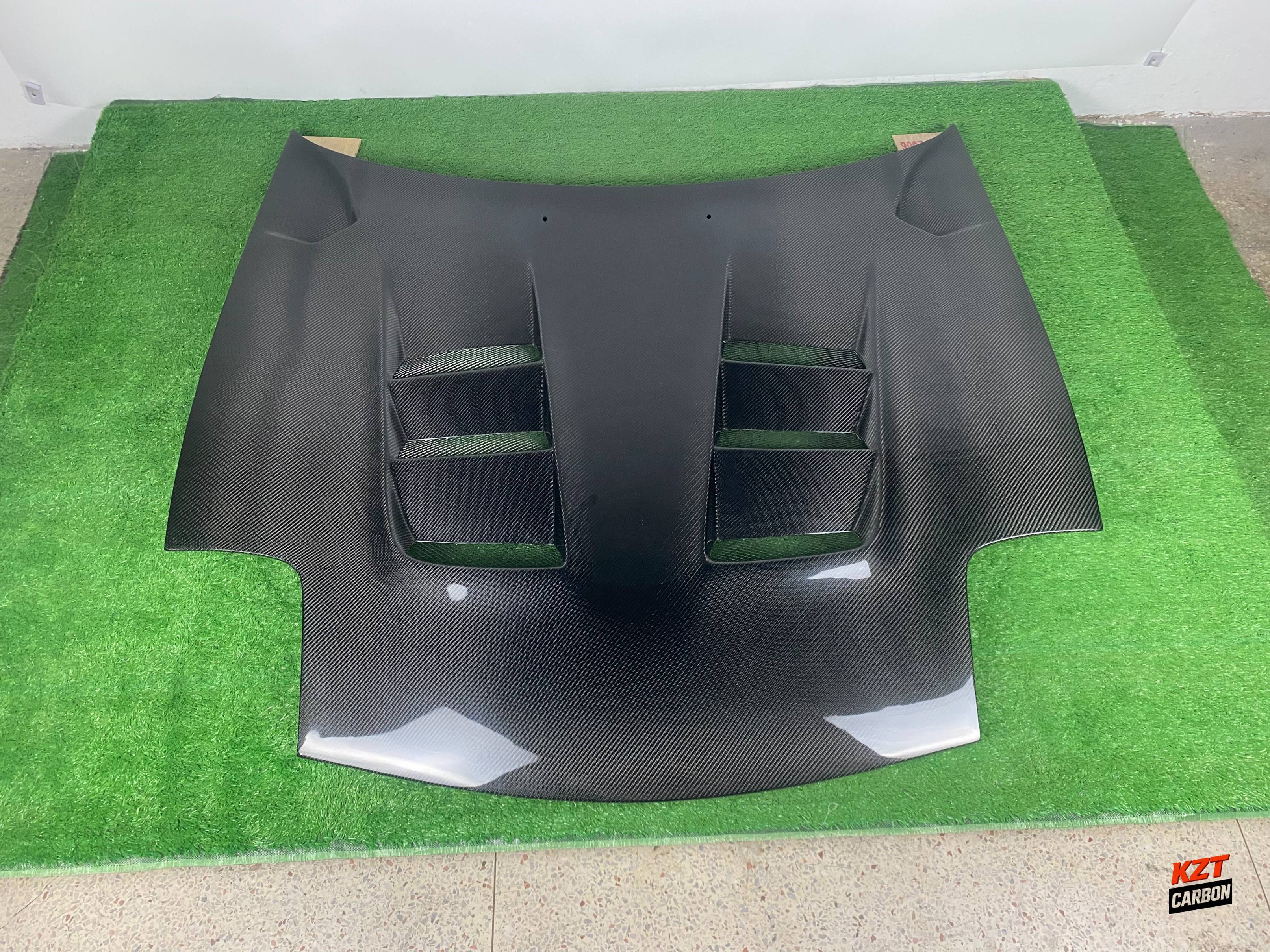 For Mazda RX-7 FD RX7 FD3S RE Style Carbon Fiber Front Vented Bumper Hood Bonnet