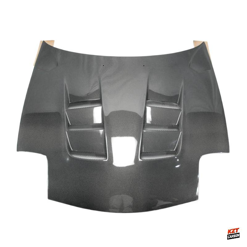 For Mazda RX-7 FD RX7 FD3S RE Style Carbon Fiber Front Vented Bumper Hood Bonnet