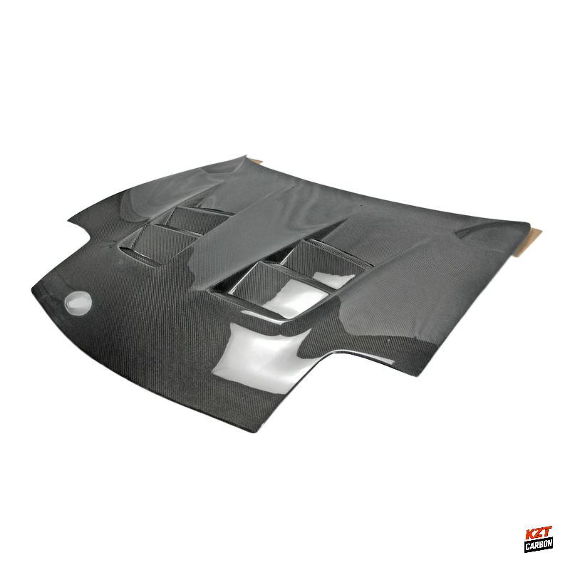 For Mazda RX-7 FD RX7 FD3S RE Style Carbon Fiber Front Vented Bumper Hood Bonnet