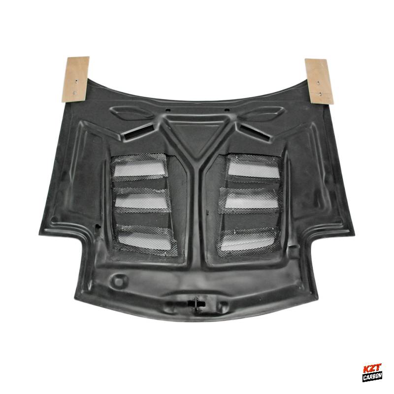 For Mazda RX-7 FD RX7 FD3S RE Style Carbon Fiber Front Vented Bumper Hood Bonnet