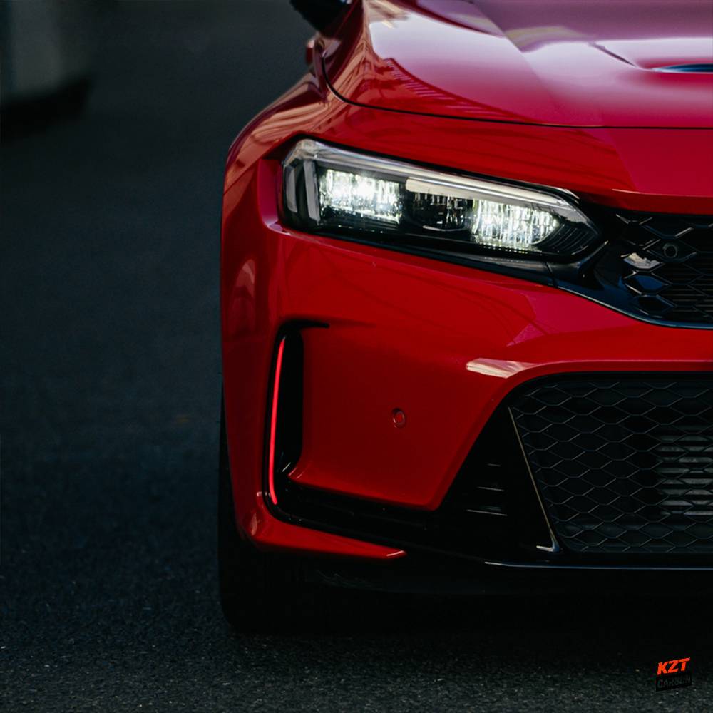 For Honda Civic Type R FL5 2023-24 ABS OE Style Front Bumper LED DRL (red)