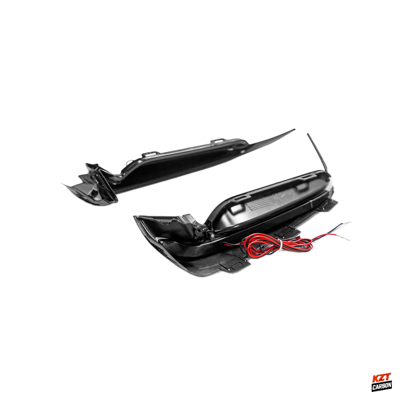 For Honda Civic Type R FL5 2023-24 ABS OE Style Front Bumper LED DRL (red)