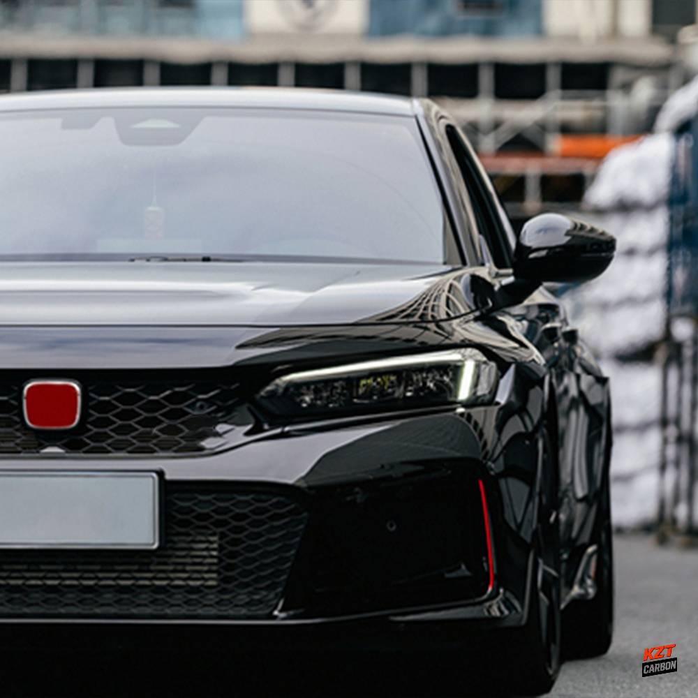 For Honda Civic Type R FL5 2023-24 ABS OE Style Front Bumper LED DRL (red)