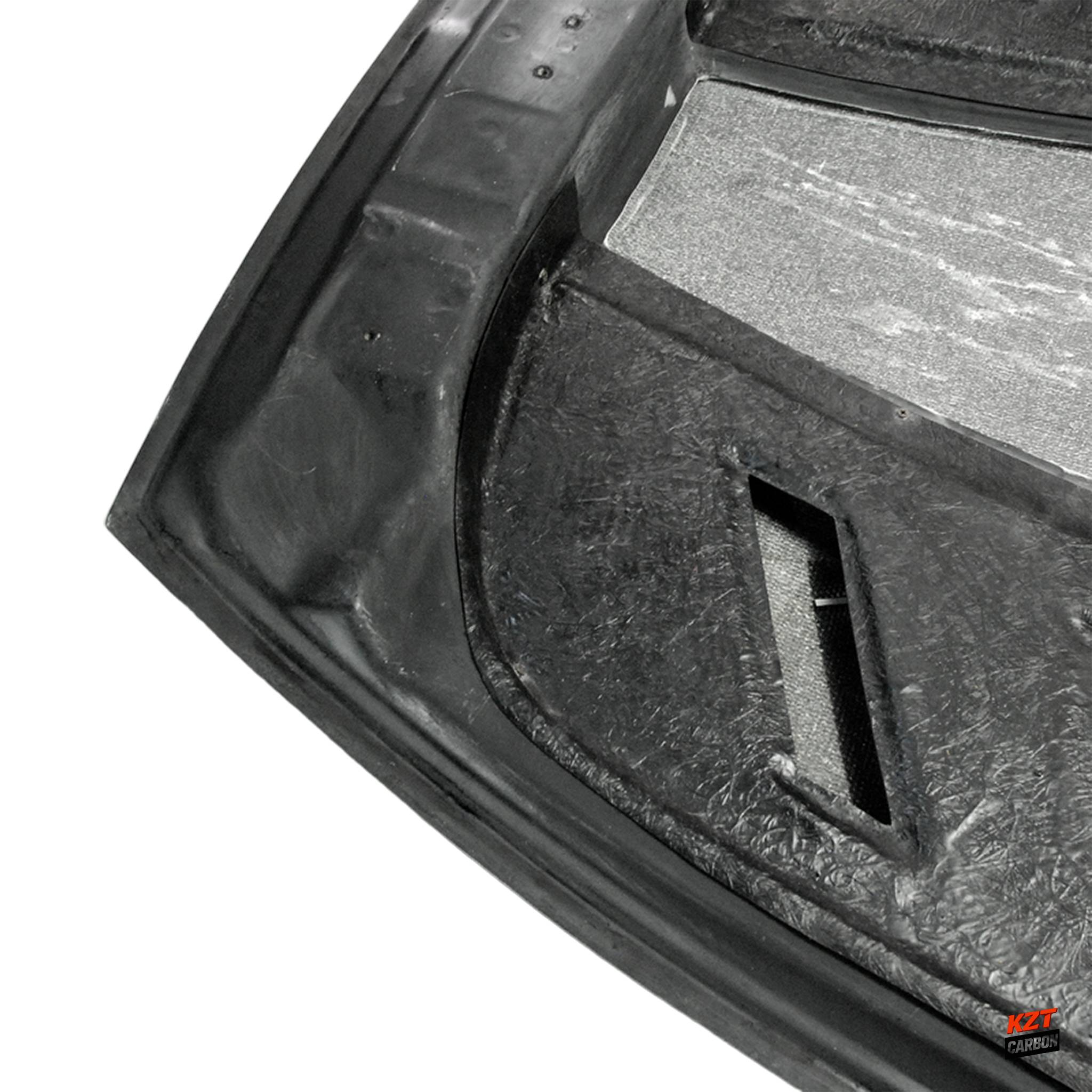 For Nissan Fairlady Z Z34 370Z Coupe 2009-20 AMS Style Carbon Fiber Vented Hood