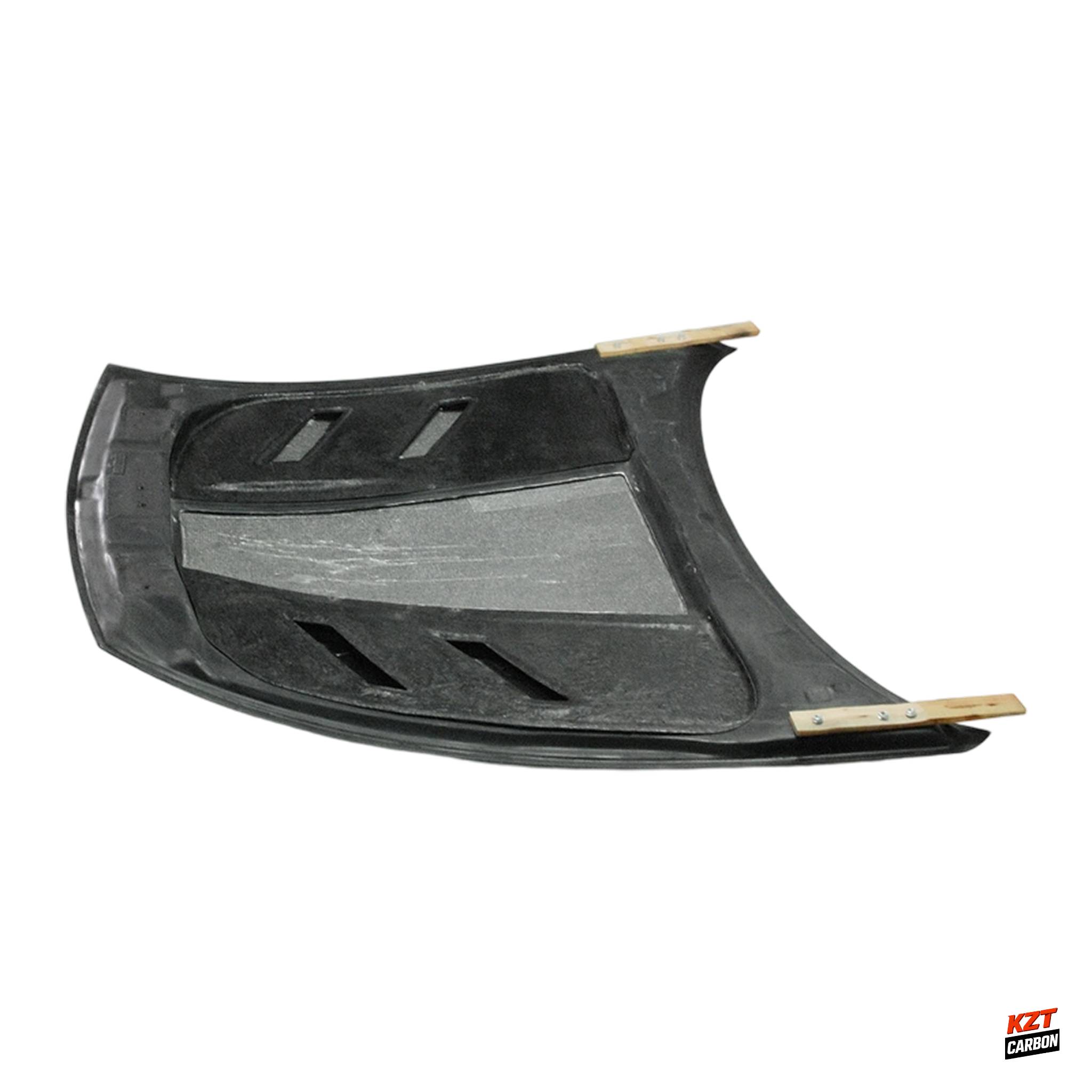 For Nissan Fairlady Z Z34 370Z Coupe 2009-20 AMS Style Carbon Fiber Vented Hood