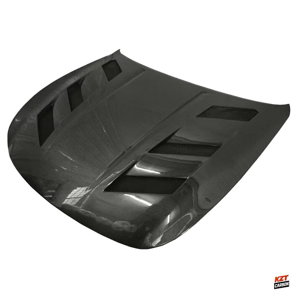 For Infiniti G37 Q40 2 Door Coupe 2008-13 Carbon Fiber KZ Style Front Hood Bonnet