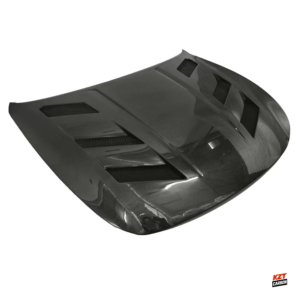 For Infiniti G37 Q40 2 Door Coupe 2008-13 Carbon Fiber KZ Style Front Hood Bonnet