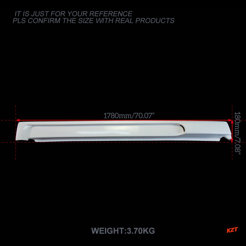 For Subaru Impreza GD 2001-07 WRX STI ING Style Fiberglass Side Skirts Pair