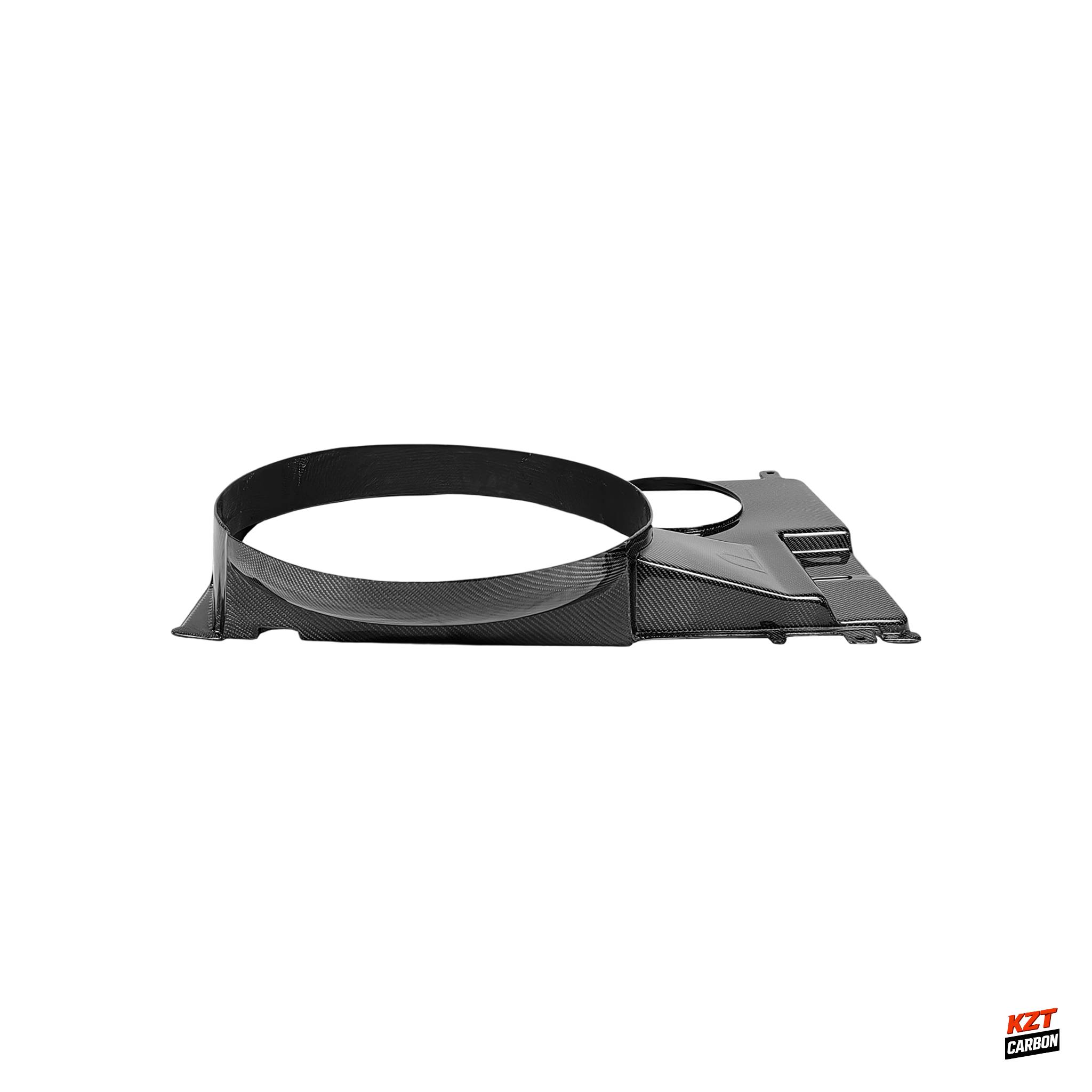 For 93-98 Supra MK4 JZA80 Carbon Fiber FAN Style Front Engine Cooling Shroud