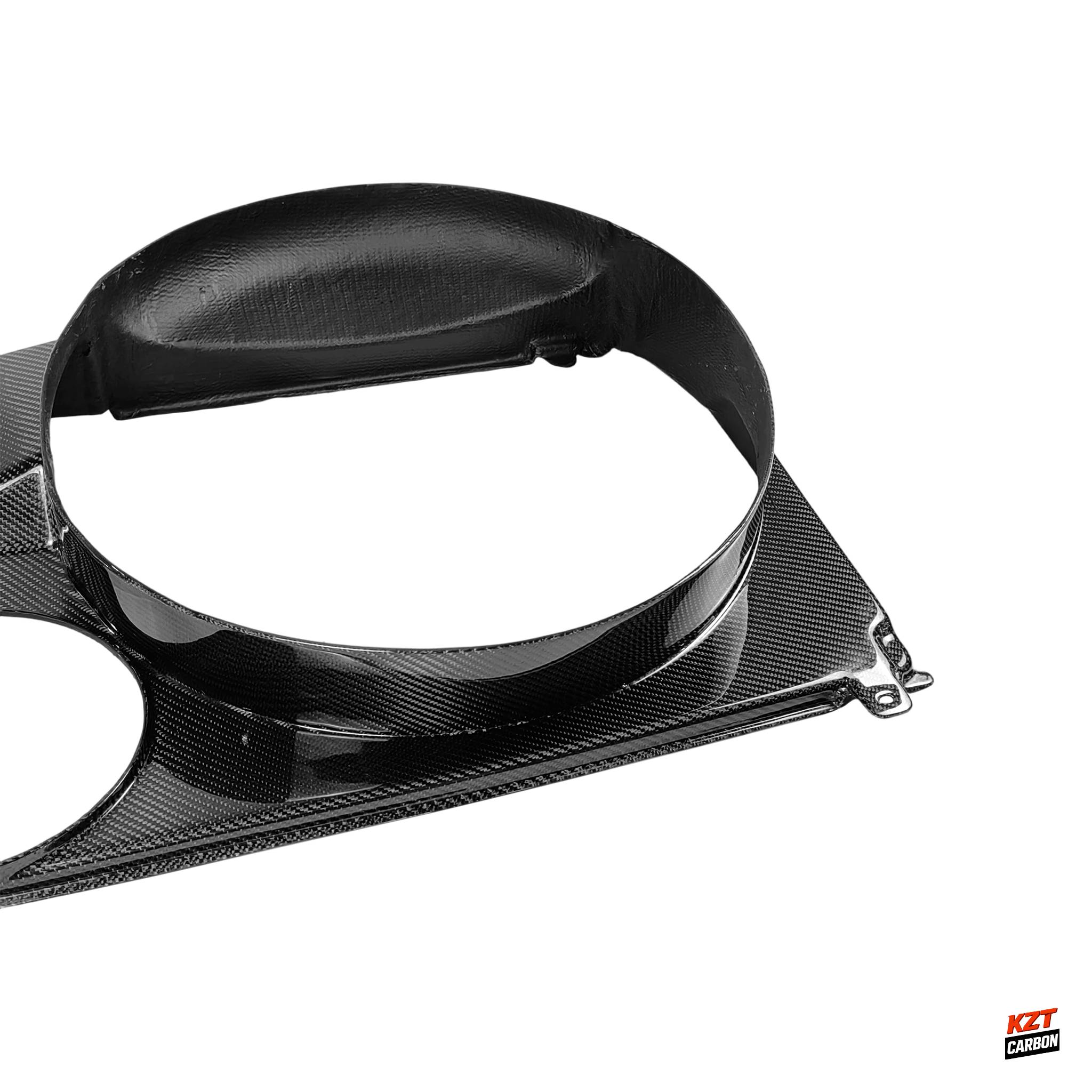 For 93-98 Supra MK4 JZA80 Carbon Fiber FAN Style Front Engine Cooling Shroud