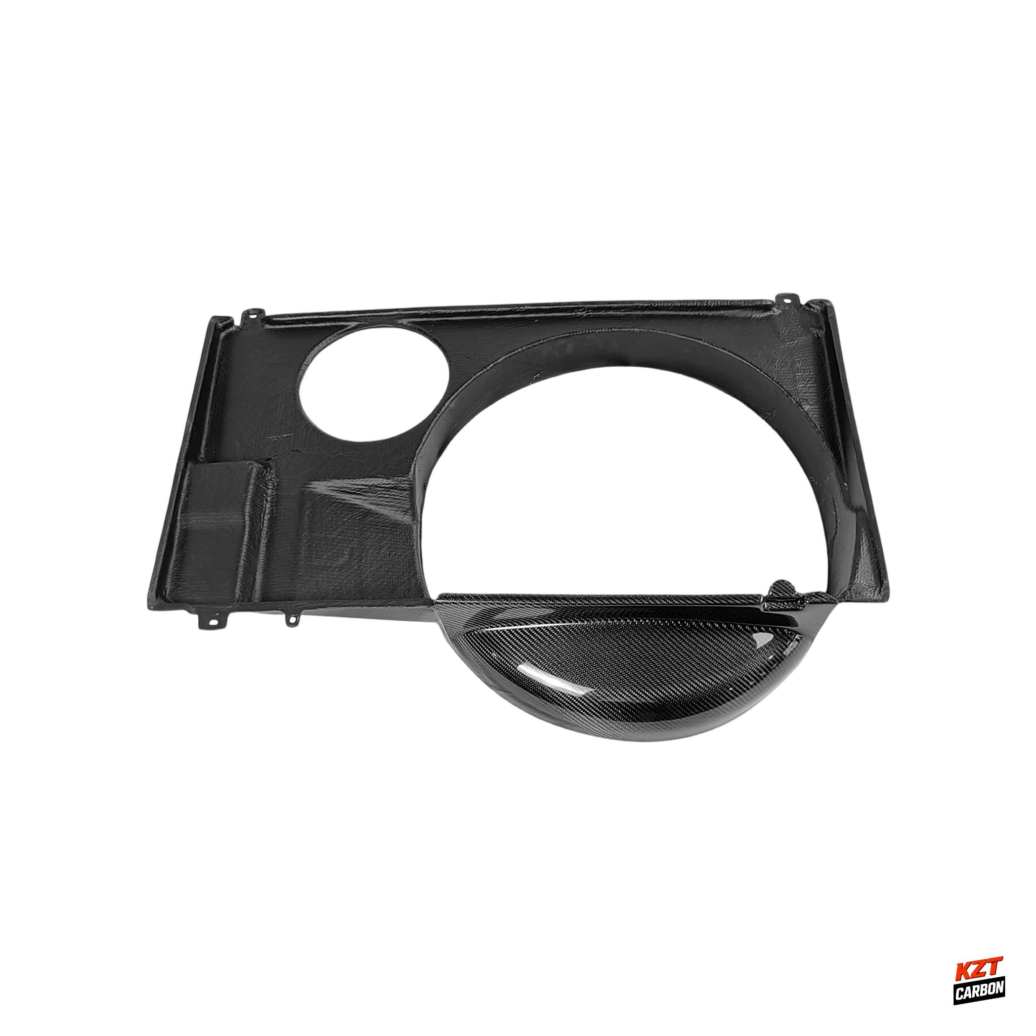 For 93-98 Supra MK4 JZA80 Carbon Fiber FAN Style Front Engine Cooling Shroud