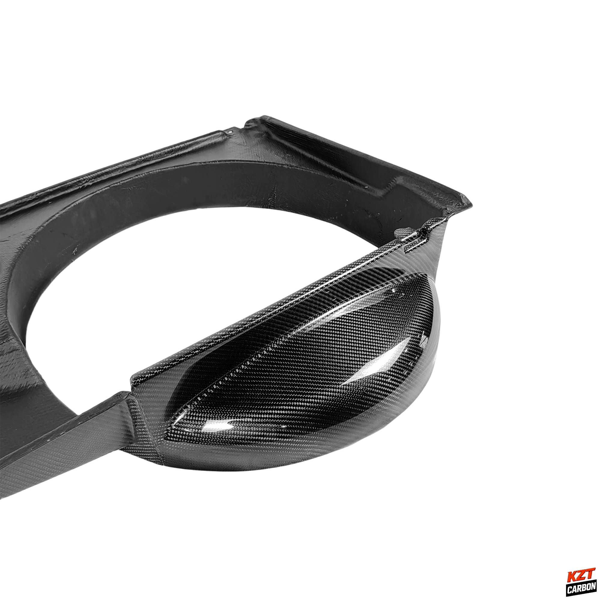 For 93-98 Supra MK4 JZA80 Carbon Fiber FAN Style Front Engine Cooling Shroud