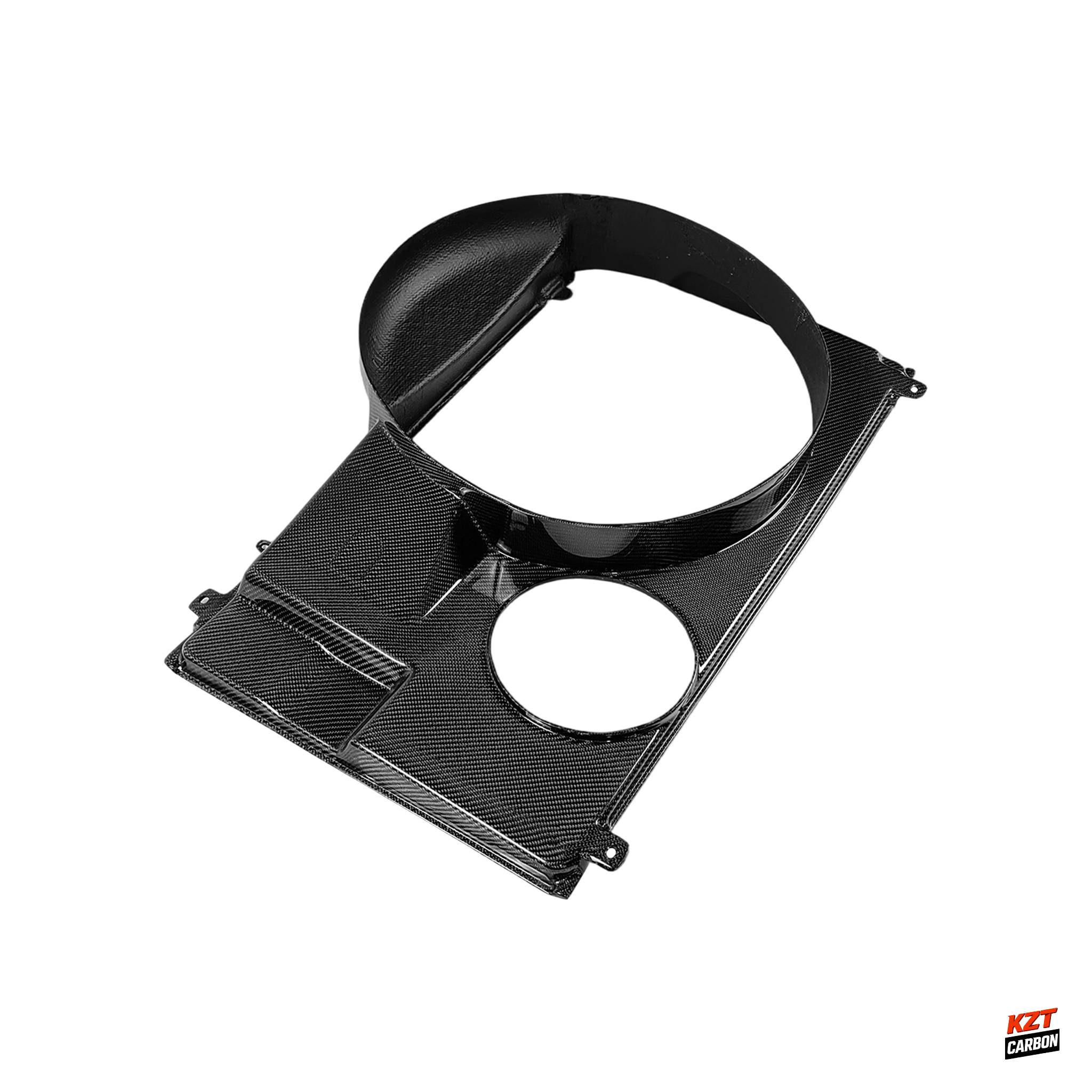 For 93-98 Supra MK4 JZA80 Carbon Fiber FAN Style Front Engine Cooling Shroud