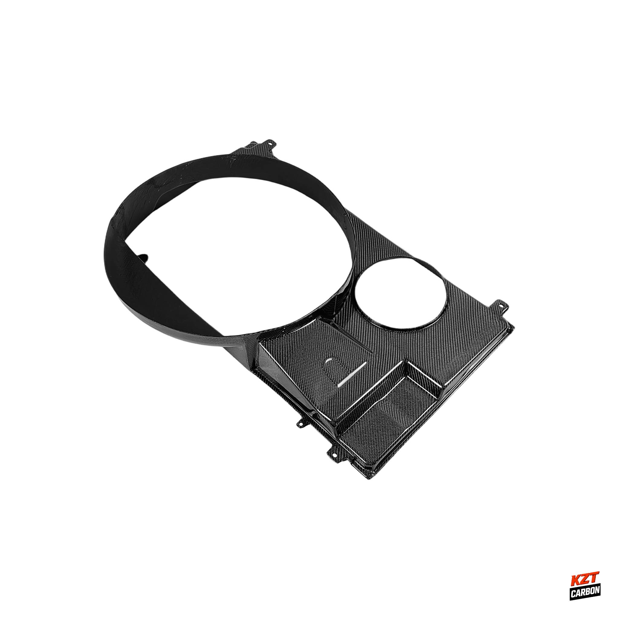 For 93-98 Supra MK4 JZA80 Carbon Fiber FAN Style Front Engine Cooling Shroud