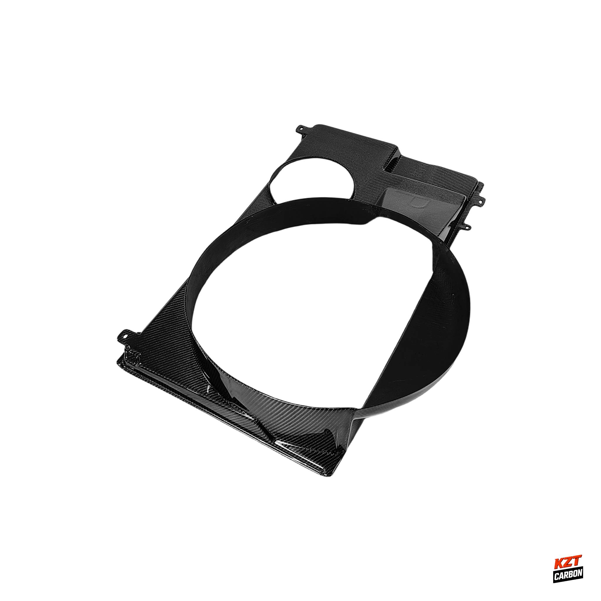 For 93-98 Supra MK4 JZA80 Carbon Fiber FAN Style Front Engine Cooling Shroud