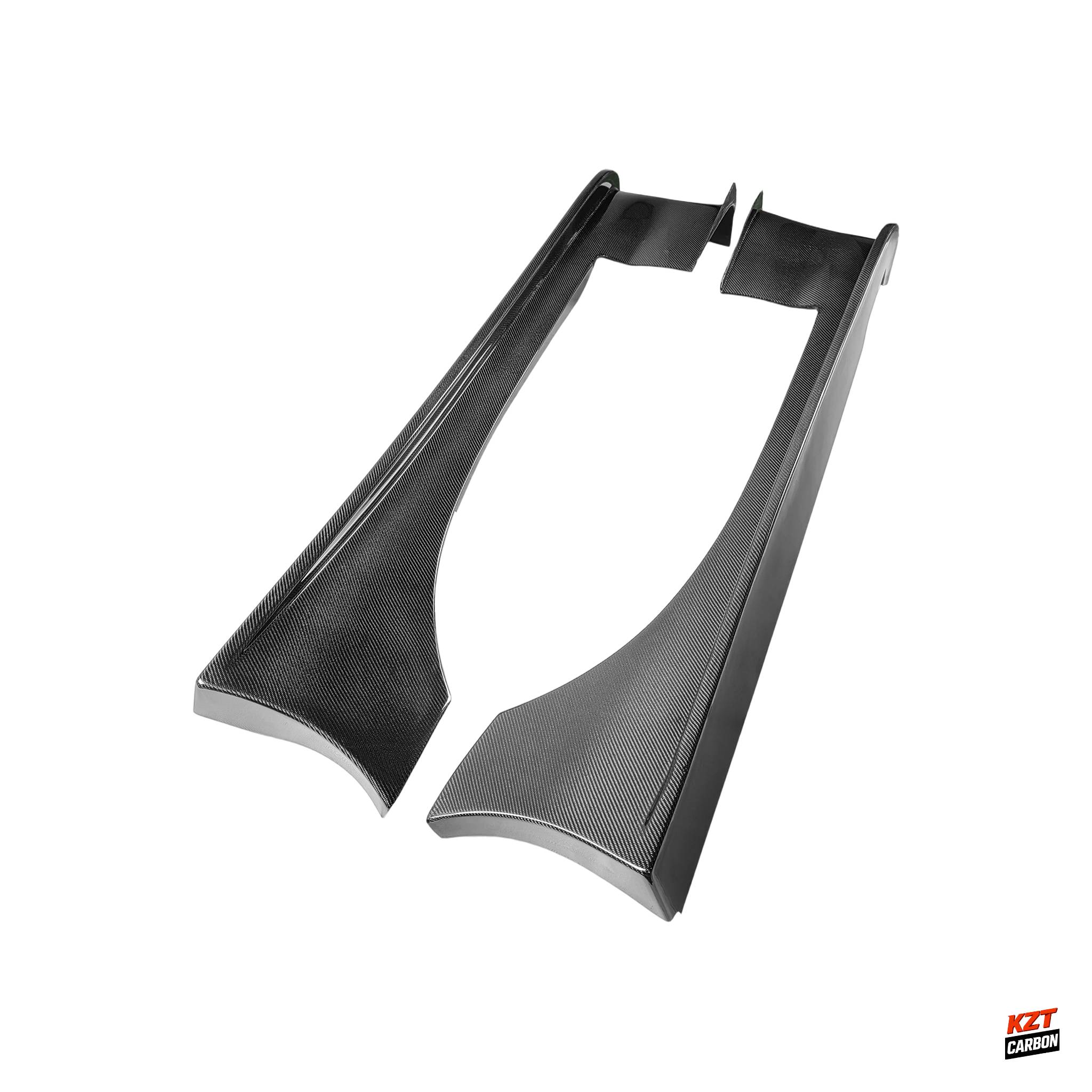 For Mazda RX7 FD FD3S RE-GT Style Carbon Fiber Side Skirts Body Kits Pair