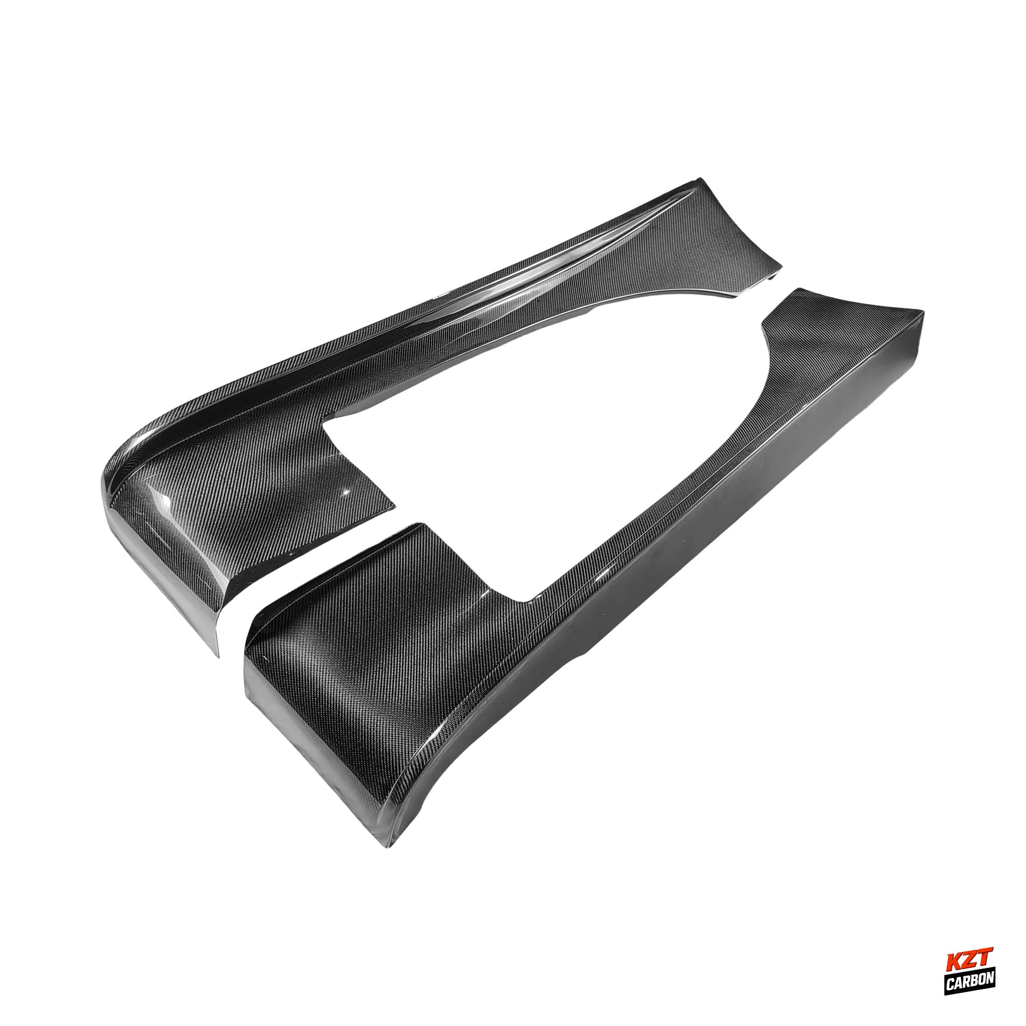 For Mazda RX7 FD FD3S RE-GT Style Carbon Fiber Side Skirts Body Kits Pair
