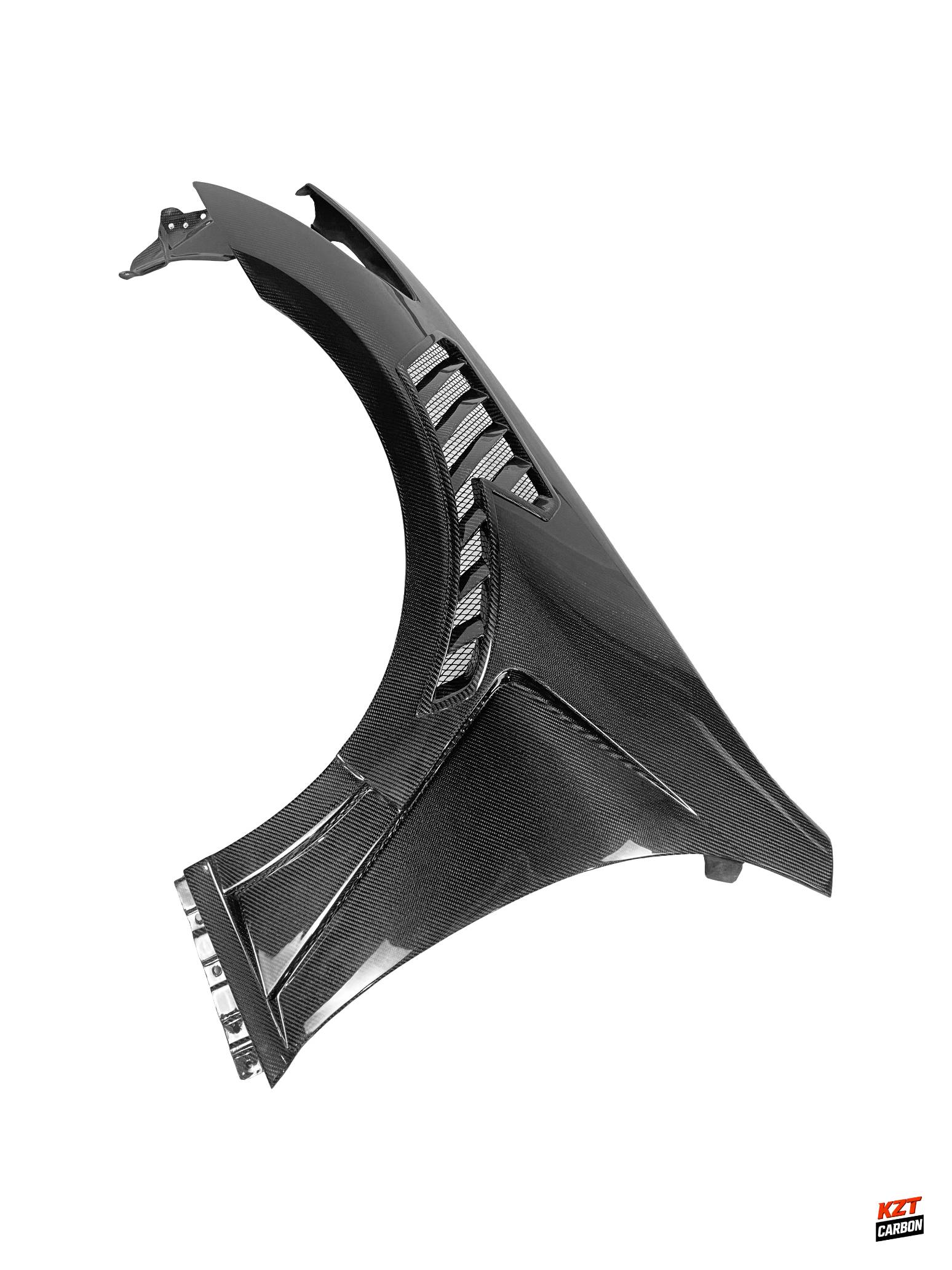 For Infiniti G37 Q40 4 Door Sedan 08-13 Carbon Fiber V3 Style Vented Front Fender