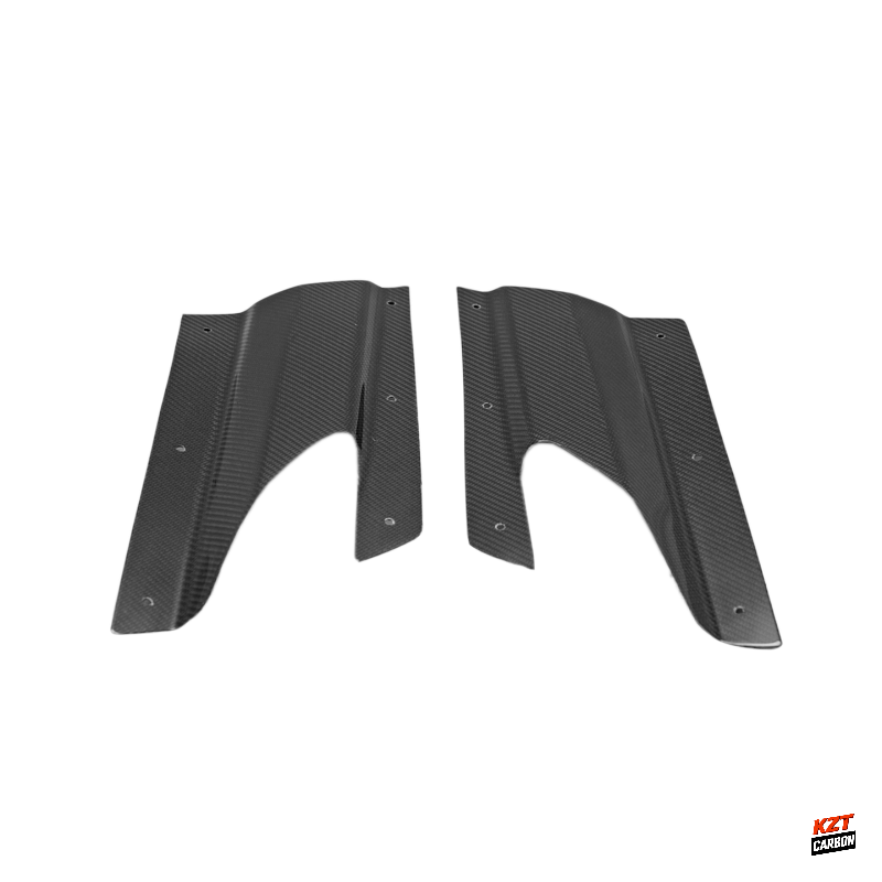 For Nissan R35 GTR 13-18 VR Style Carbon Fiber Rear Under Skirt Side Air Shroud