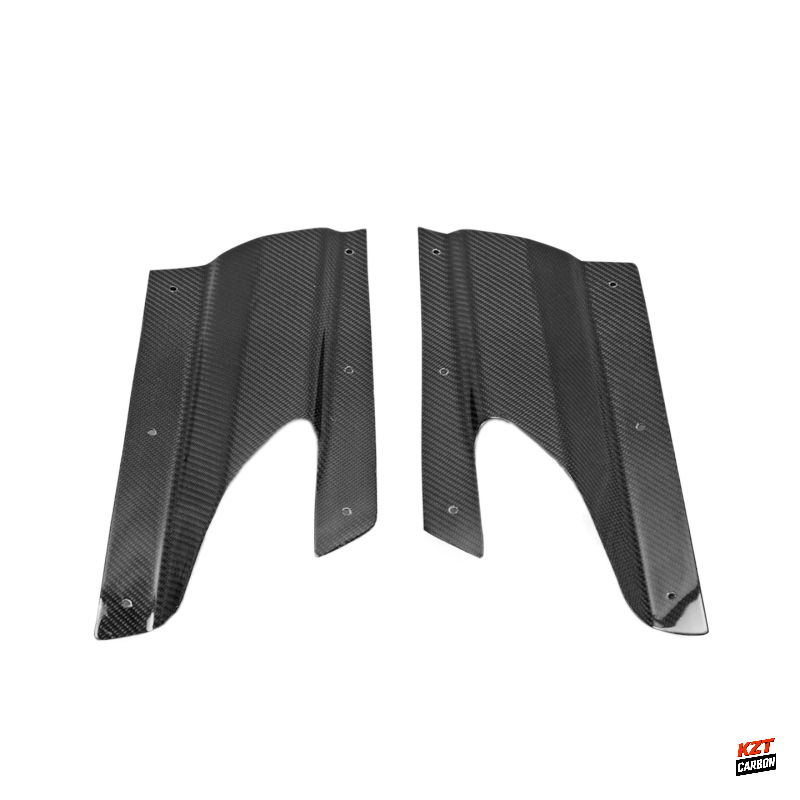 For Nissan R35 GTR 13-18 VR Style Carbon Fiber Rear Under Skirt Side Air Shroud