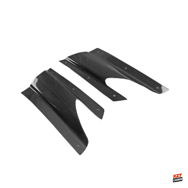 For Nissan R35 GTR 13-18 VR Style Carbon Fiber Rear Under Skirt Side Air Shroud