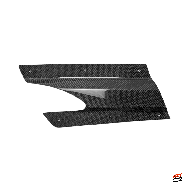 For Nissan R35 GTR 13-18 VR Style Carbon Fiber Rear Under Skirt Side Air Shroud