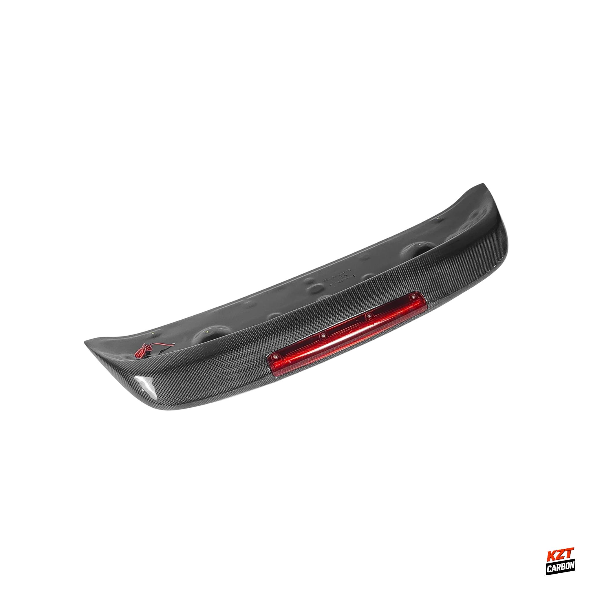 For Honda Civic EK 96-00 Hatchback Carbon SPN Rear Roof Ducktail Spoiler Lip