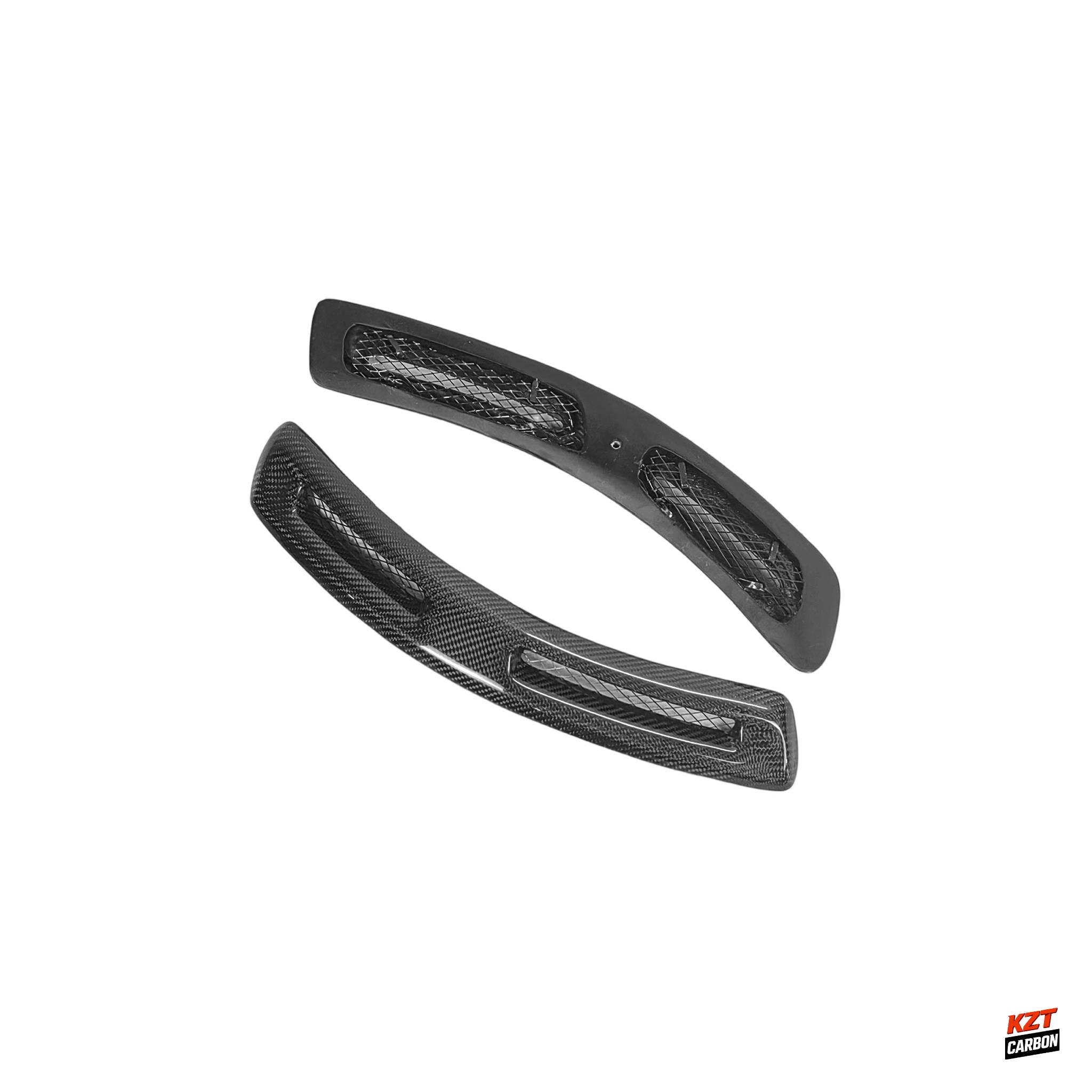 For Mitsubishi Evolution EVO 10 CZ4A 07-16 V-Style Carbon Front Fender Vents