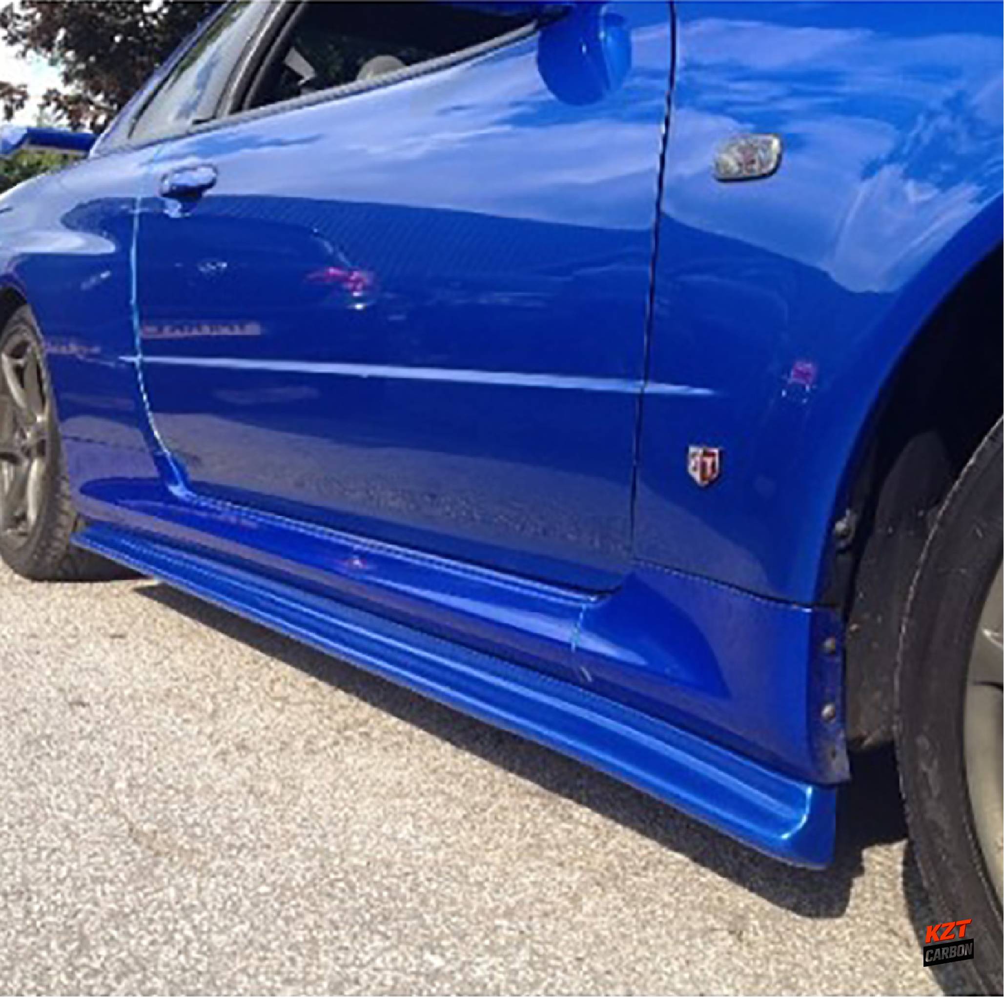 For Nissan Skyline R34 GTR NIS Style side skirt extension (189cm) Carbon Fiber