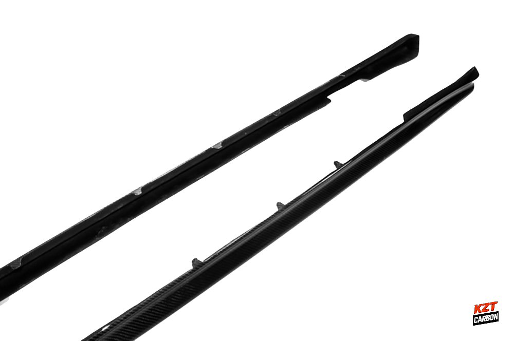 For Nissan Skyline R34 GTR NIS Style side skirt extension (189cm) Carbon Fiber