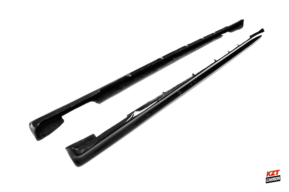 For Nissan Skyline R34 GTR NIS Style side skirt extension (189cm) Carbon Fiber