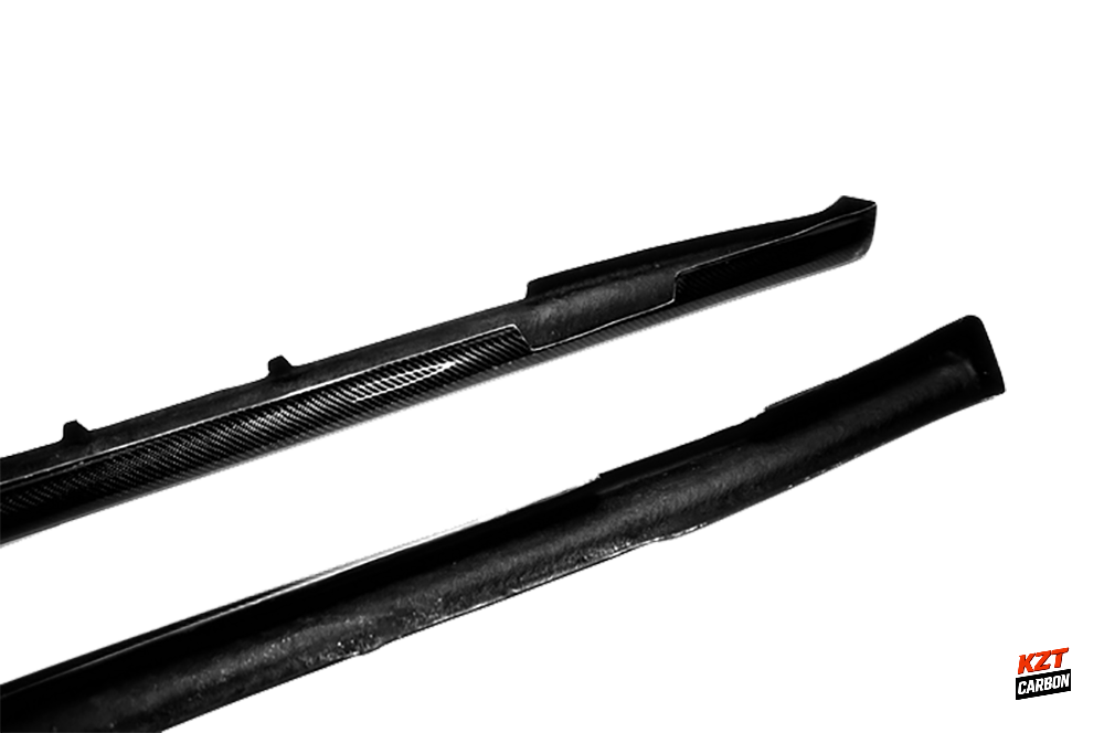 For Nissan Skyline R34 GTR NIS Style side skirt extension (189cm) Carbon Fiber