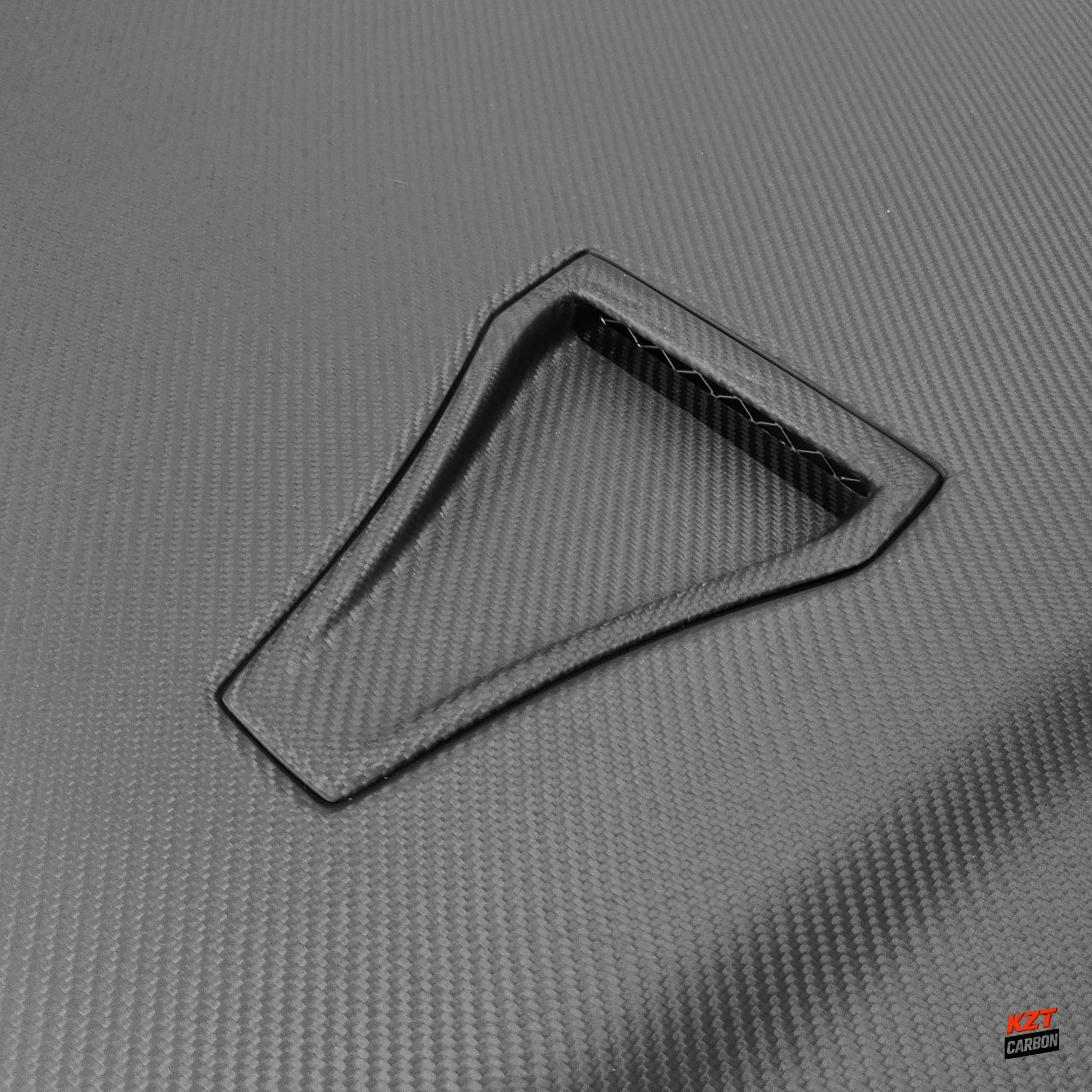 For Nissan Skyline R34 GTR Only Matte Carbon TS Style Front Vented Hood Bonnet