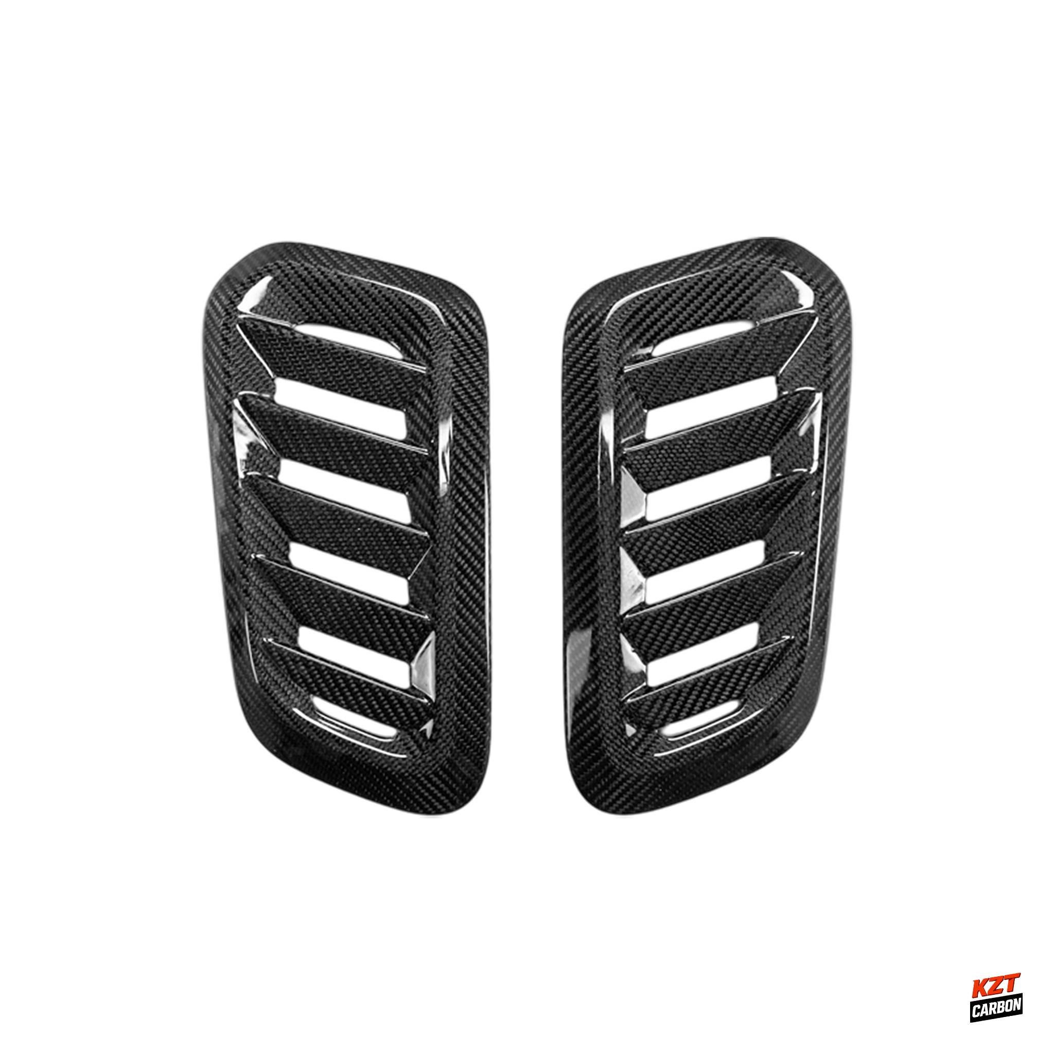 For Toyota 23-25 GR Corolla 5Dr Dry Carbon OE Style Front Hood Vents Duct Pair