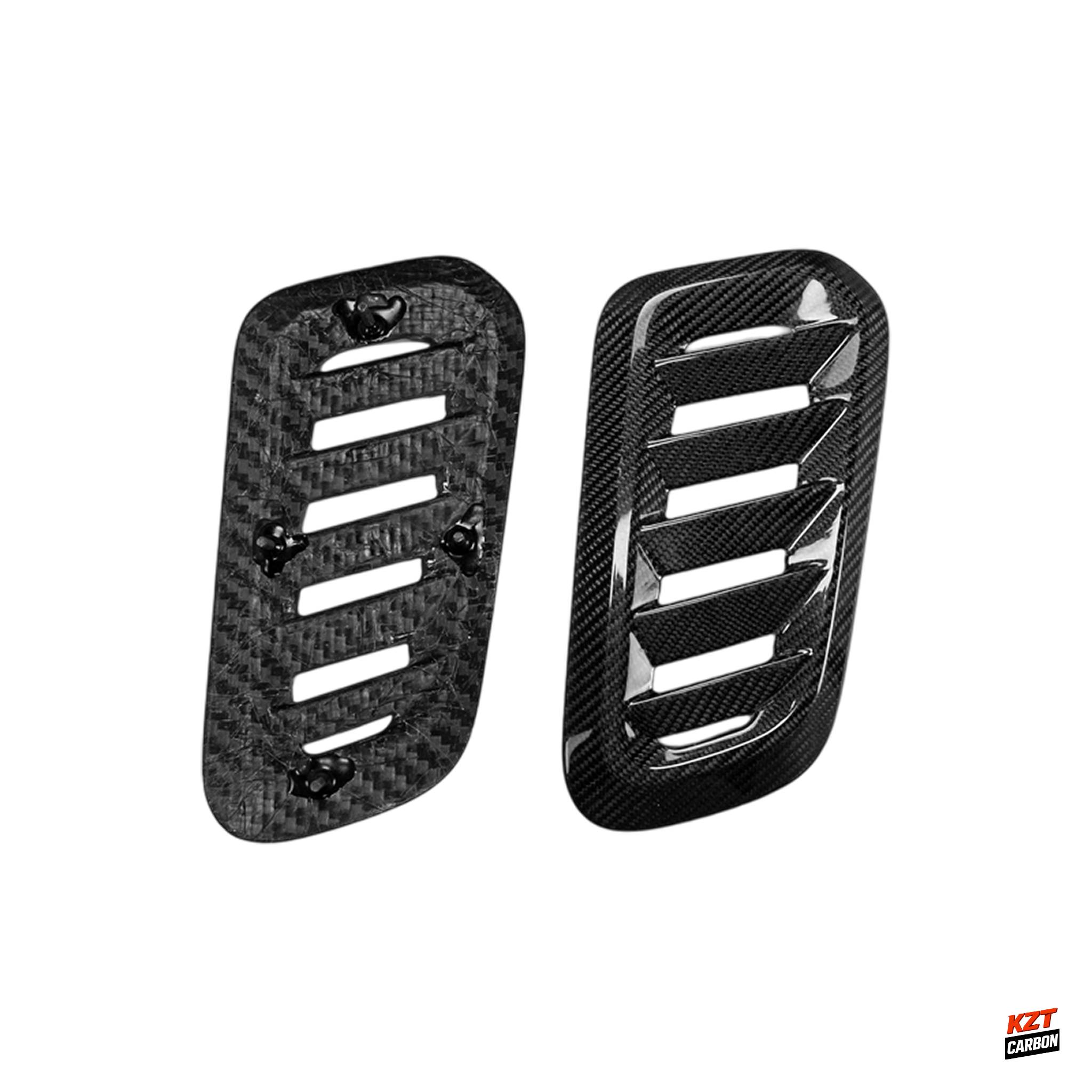 For Toyota 23-25 GR Corolla 5Dr Dry Carbon OE Style Front Hood Vents Duct Pair