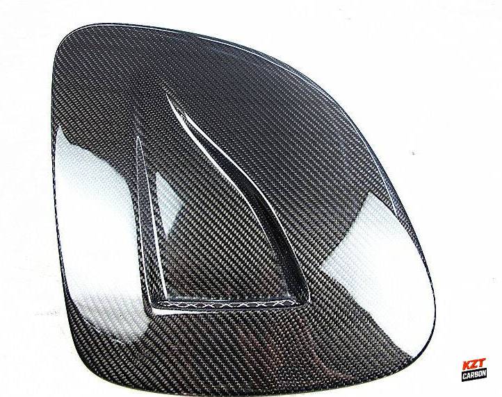 For Mazda RX-7 FD3S 91-02 Carbon Fiber N Style Front Bumper Headlight Cover Pair