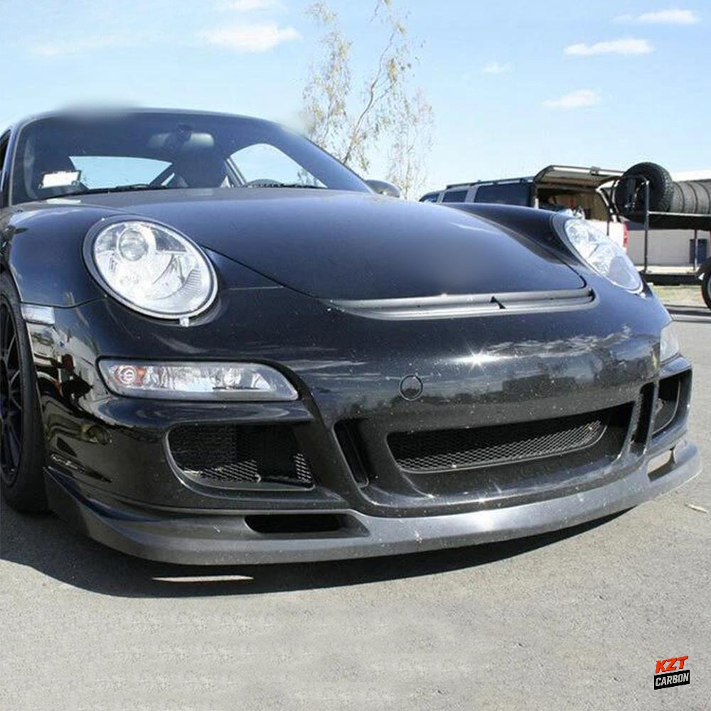 For Porsche 911 997 05-13 Carbon Fiber GT3 Style Front Bumper Lip Splitter