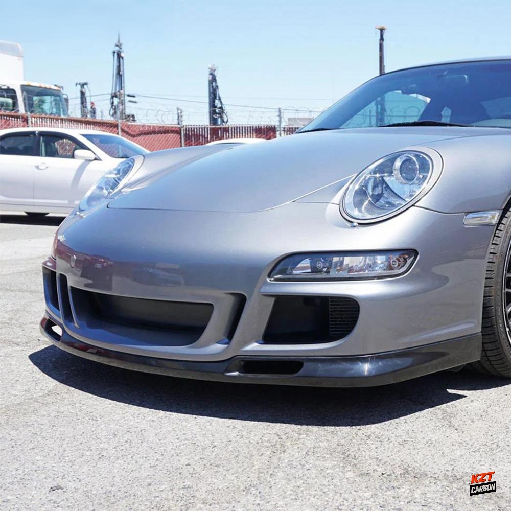 For Porsche 911 997 05-13 Carbon Fiber GT3 Style Front Bumper Lip Splitter