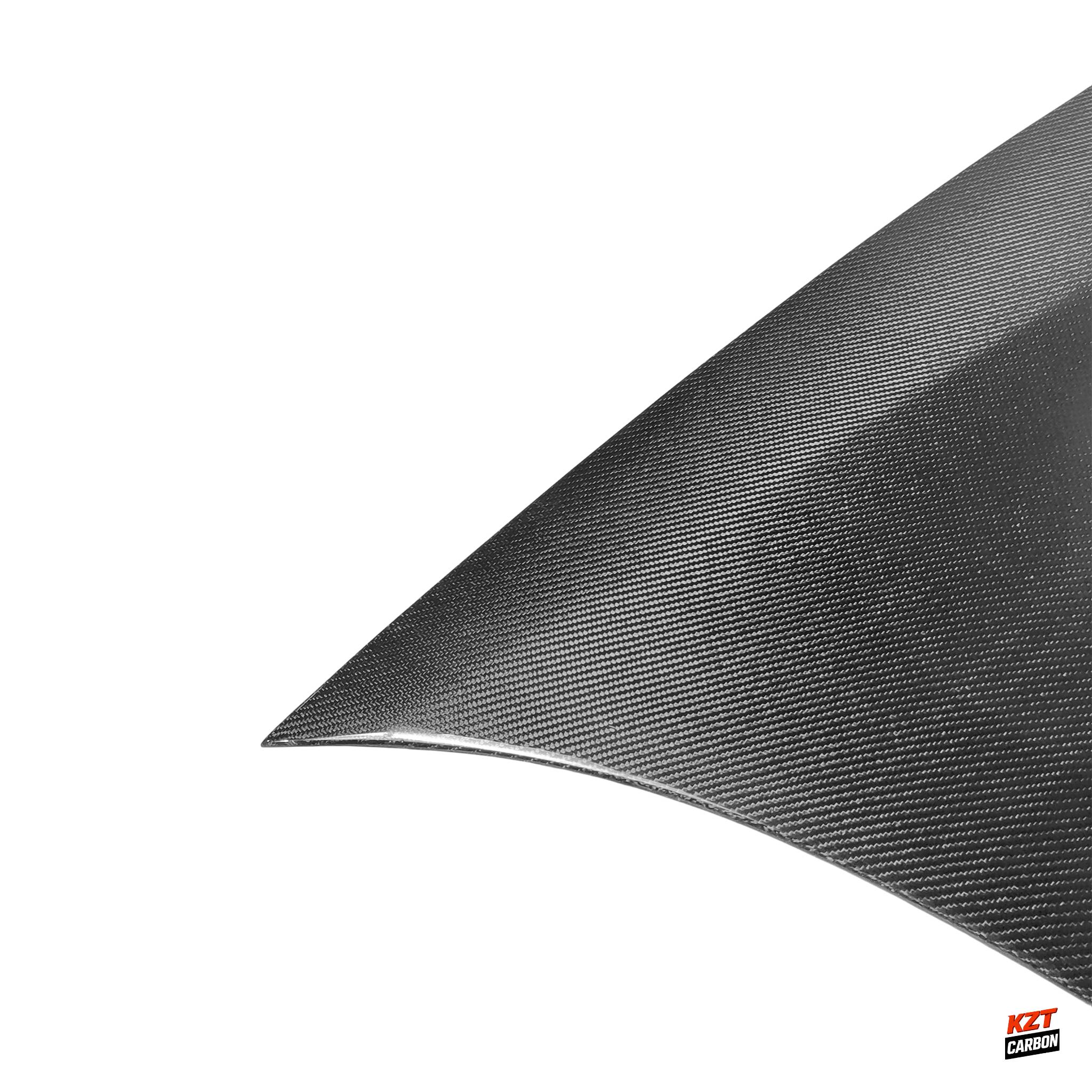 For Kia Stinger 2017-2020 GTS Style Carbon Fiber Front Bumper Vented Hood Bonnet
