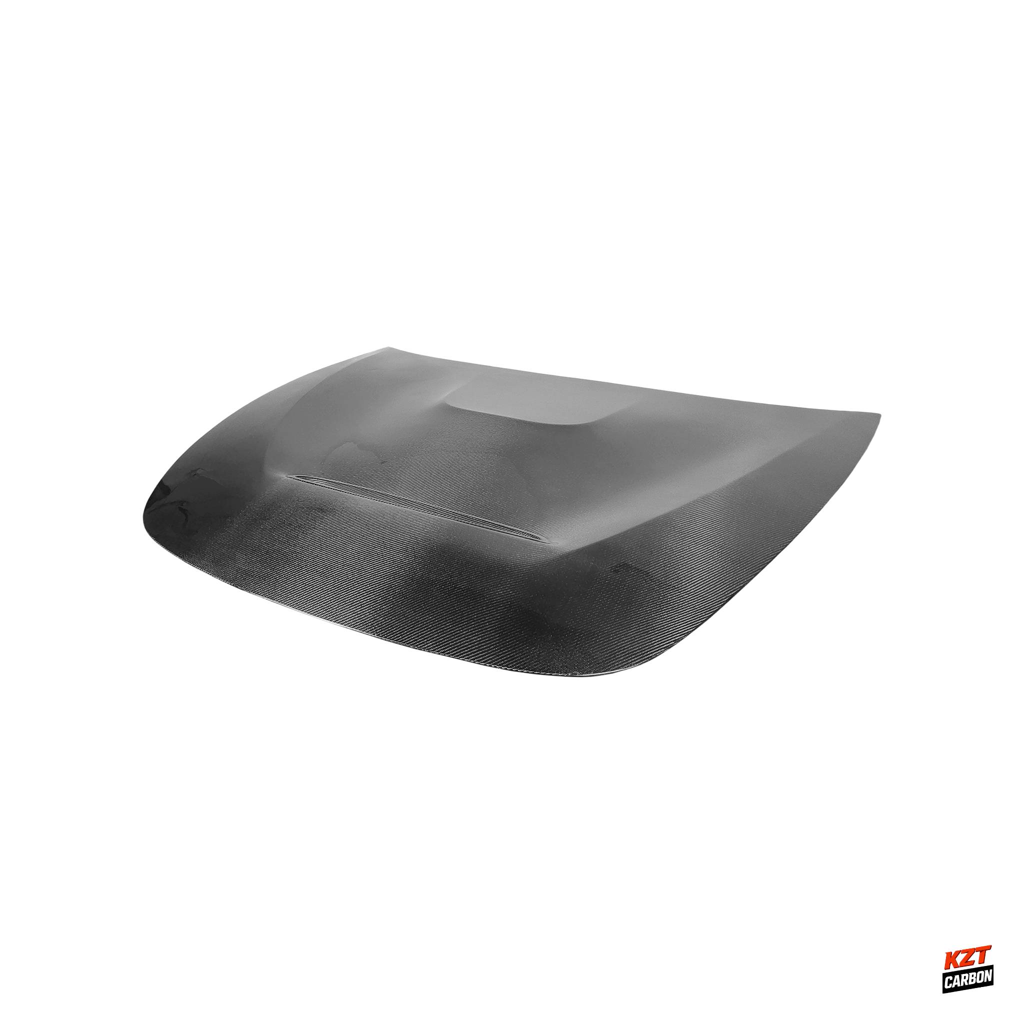 For Kia Stinger 2017-2020 GTS Style Carbon Fiber Front Bumper Vented Hood Bonnet