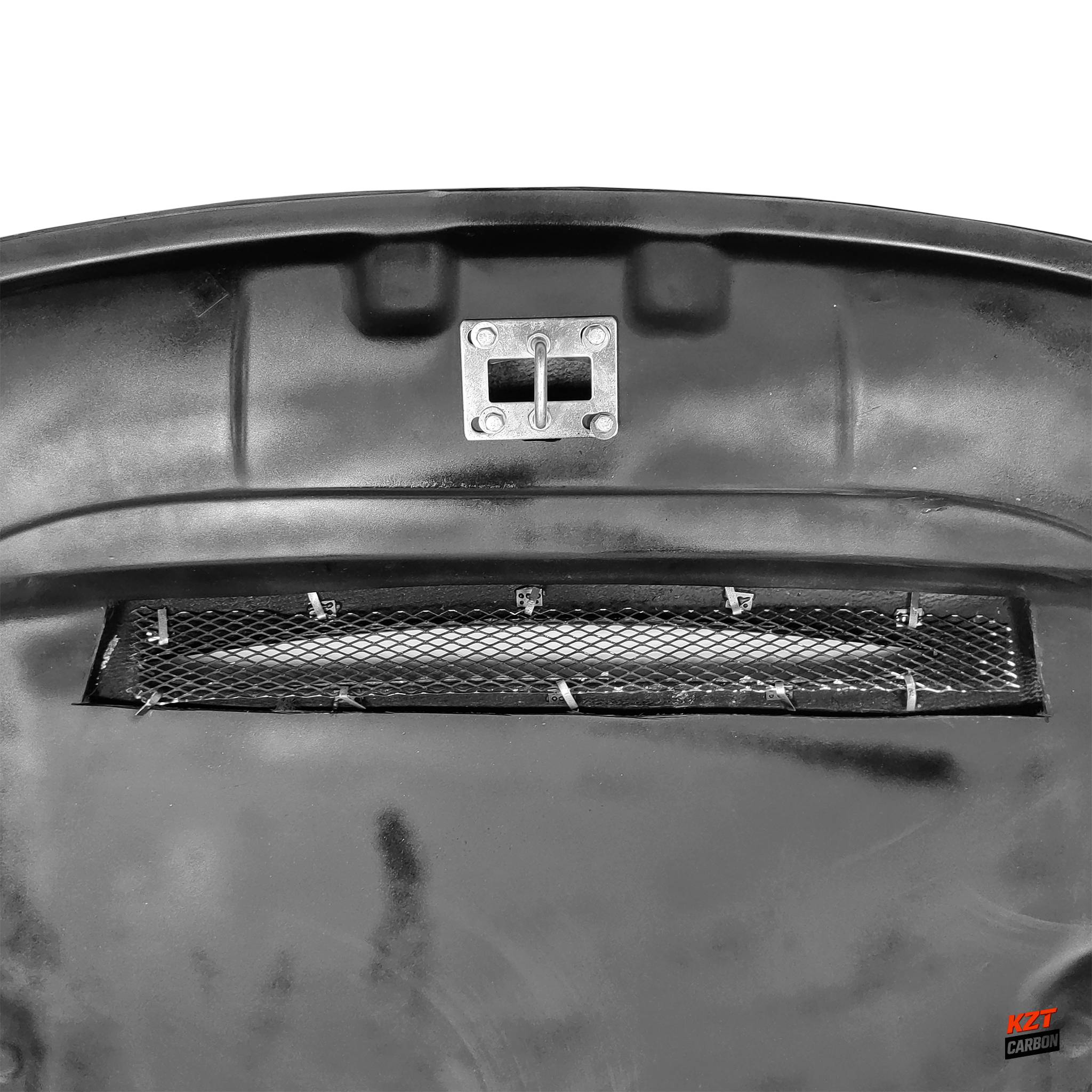 For Kia Stinger 2017-2020 GTS Style Carbon Fiber Front Bumper Vented Hood Bonnet
