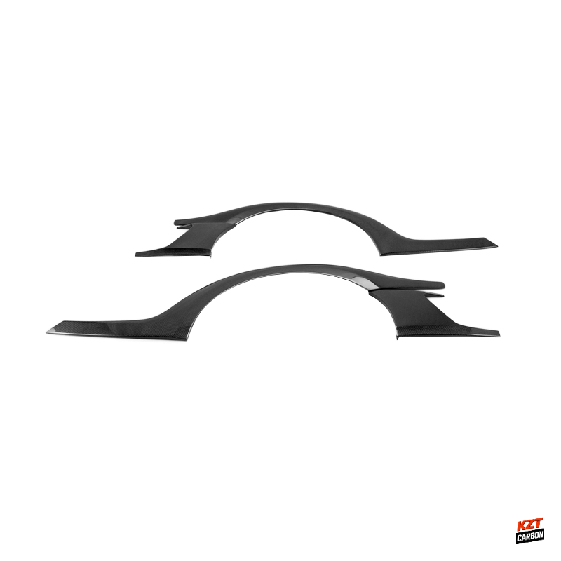 For Nissan R35 GTR 08-17 TS Style Carbon Fiber Rear Fender Flares Arches Add On