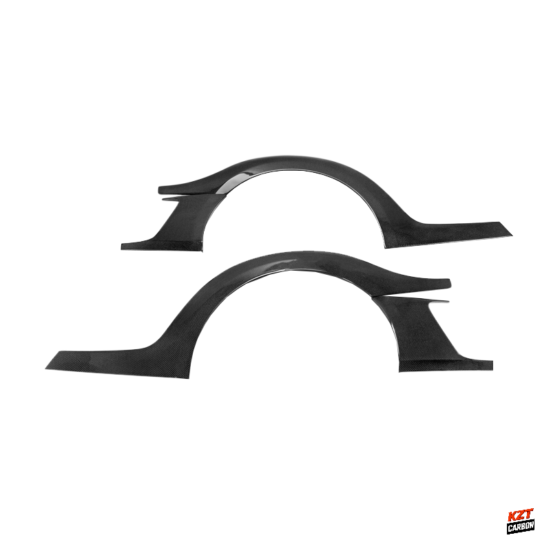 For Nissan R35 GTR 08-17 TS Style Carbon Fiber Rear Fender Flares Arches Add On