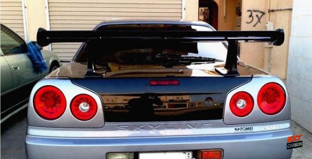 For Nissan Skyline R34 GTR GTT OE Style Rear Trunk Boot Lid Carbon Body Kits