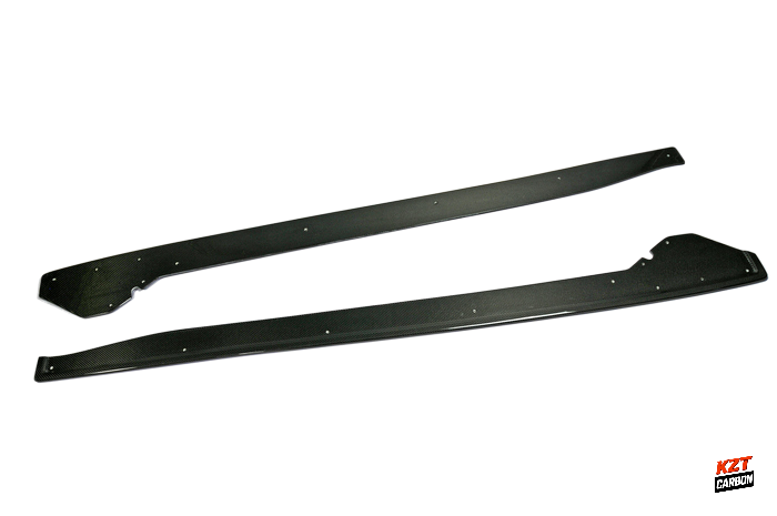 For Nissan GTR R35 2013 Ver VRS Style Carbon Fiber Side Skirt Under Board
